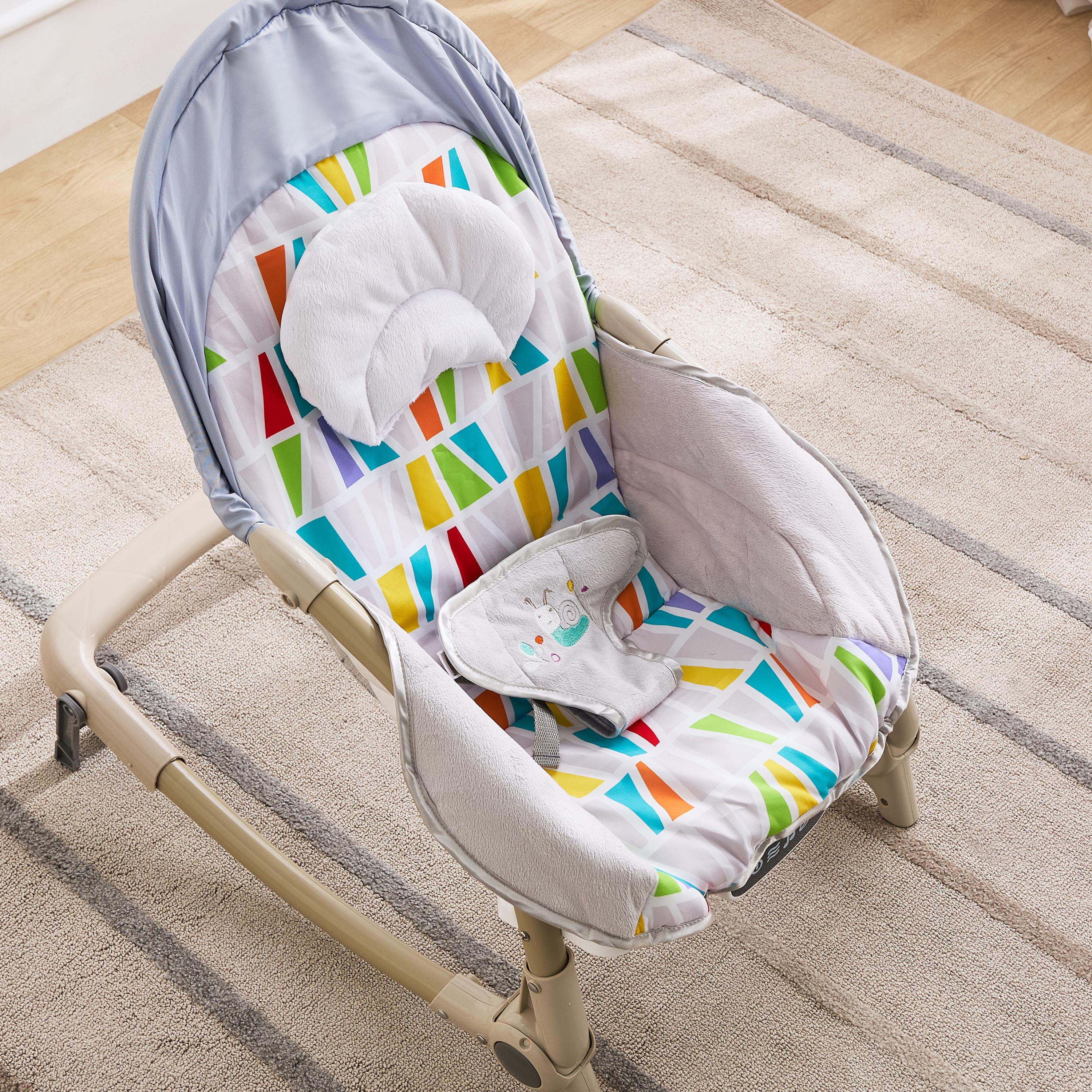 Little Bloomers Calum Reclining Rocker with Hanging Toys-baby-infantactivity-rockers-image-8