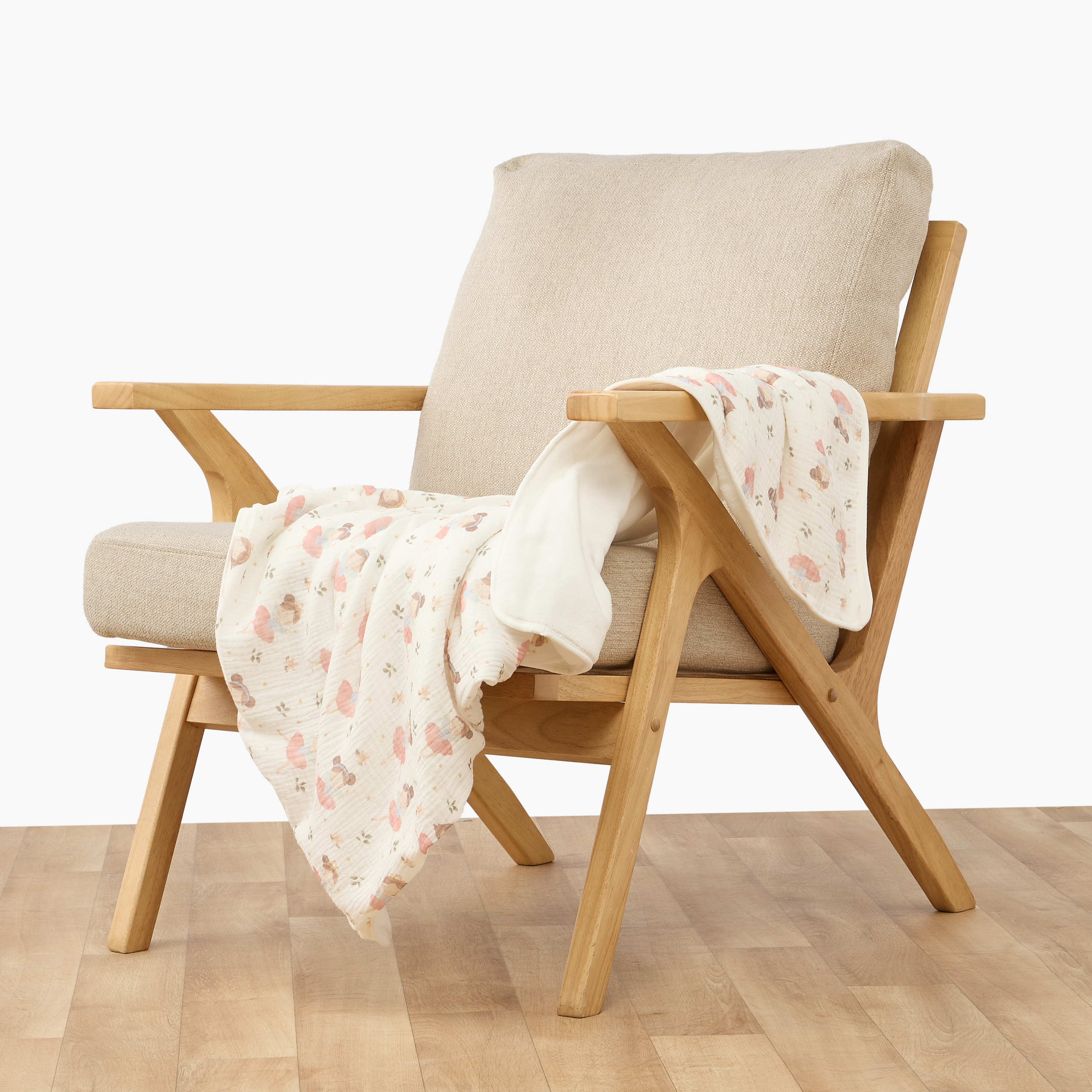 Juniors Receiving Blanket with Print, 80x100 cm-baby-nursery-blanketsandswaddles-blanketsandquilts-image-2