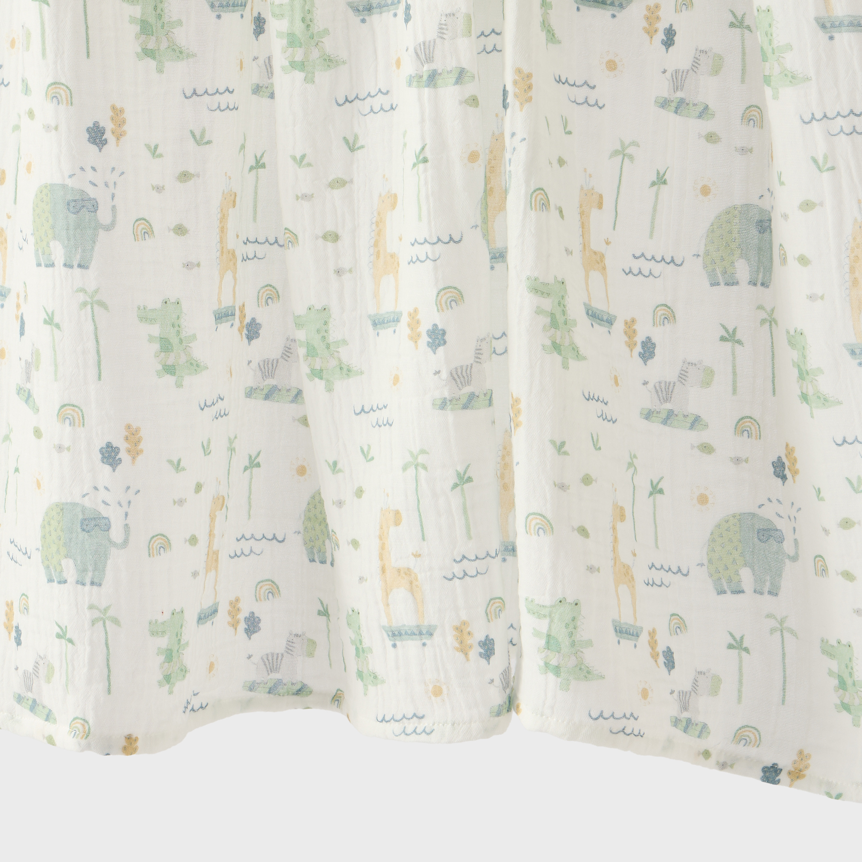 Juniors Baby Swaddle with Ballerina Print, 100x100 cm-baby-nursery-blanketsandswaddles-swaddlesandsleepingbags-image-4