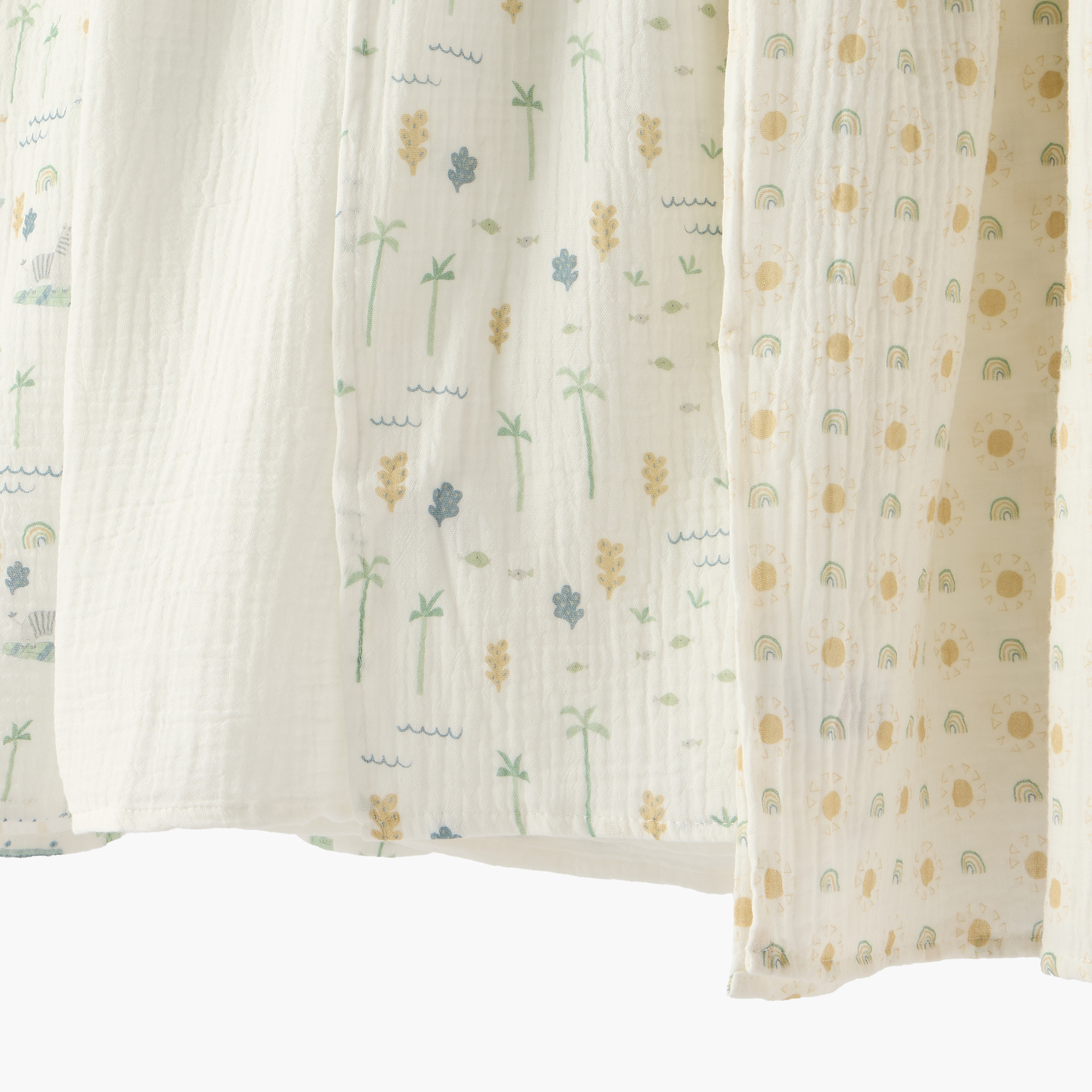 Pack of 4 Juniors Baby Swaddle with Assorted Print, 100x100 cm-baby-nursery-blanketsandswaddles-swaddlesandsleepingbags-image-4