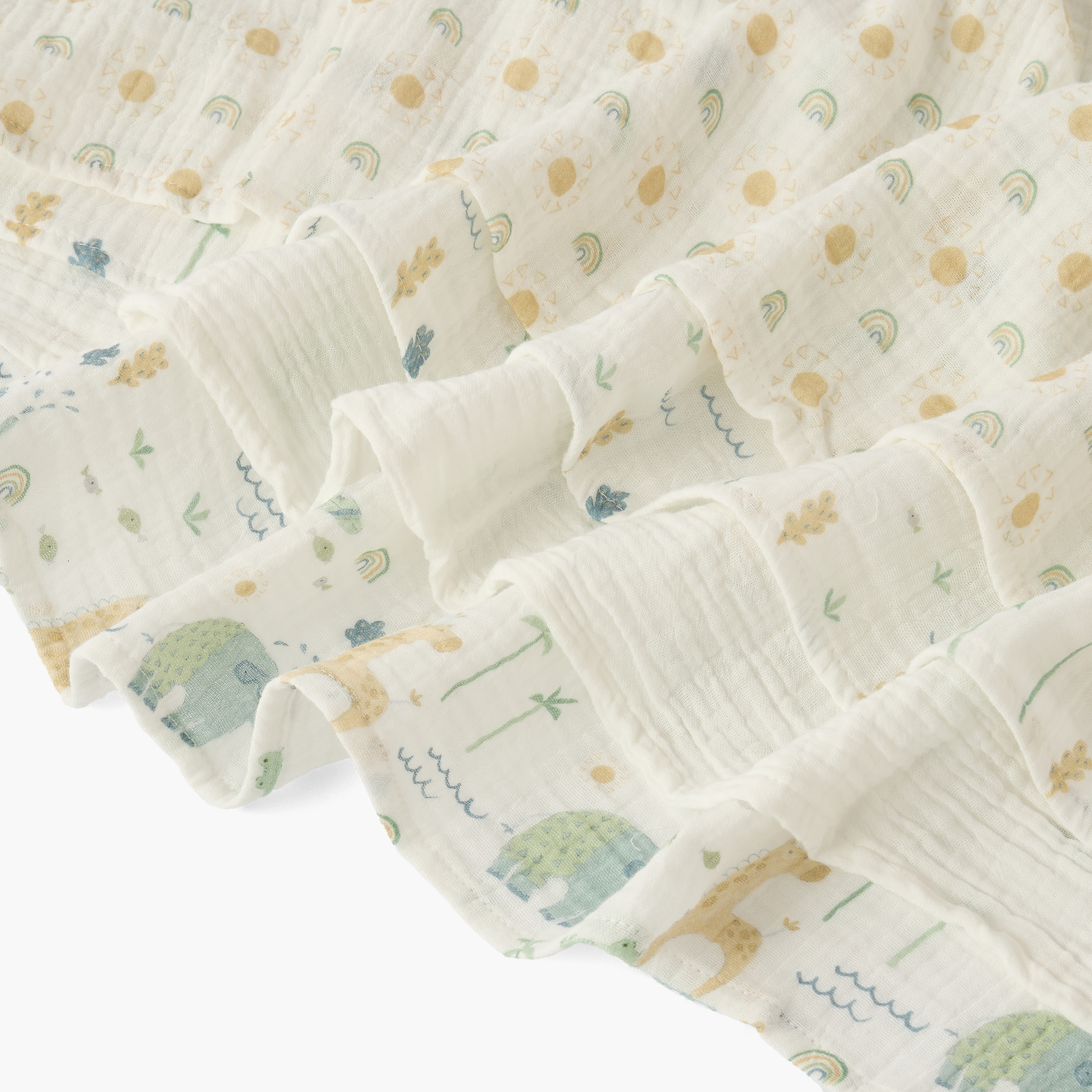 Pack of 4 Juniors Baby Swaddle with Assorted Print, 100x100 cm-baby-nursery-blanketsandswaddles-swaddlesandsleepingbags-image-5