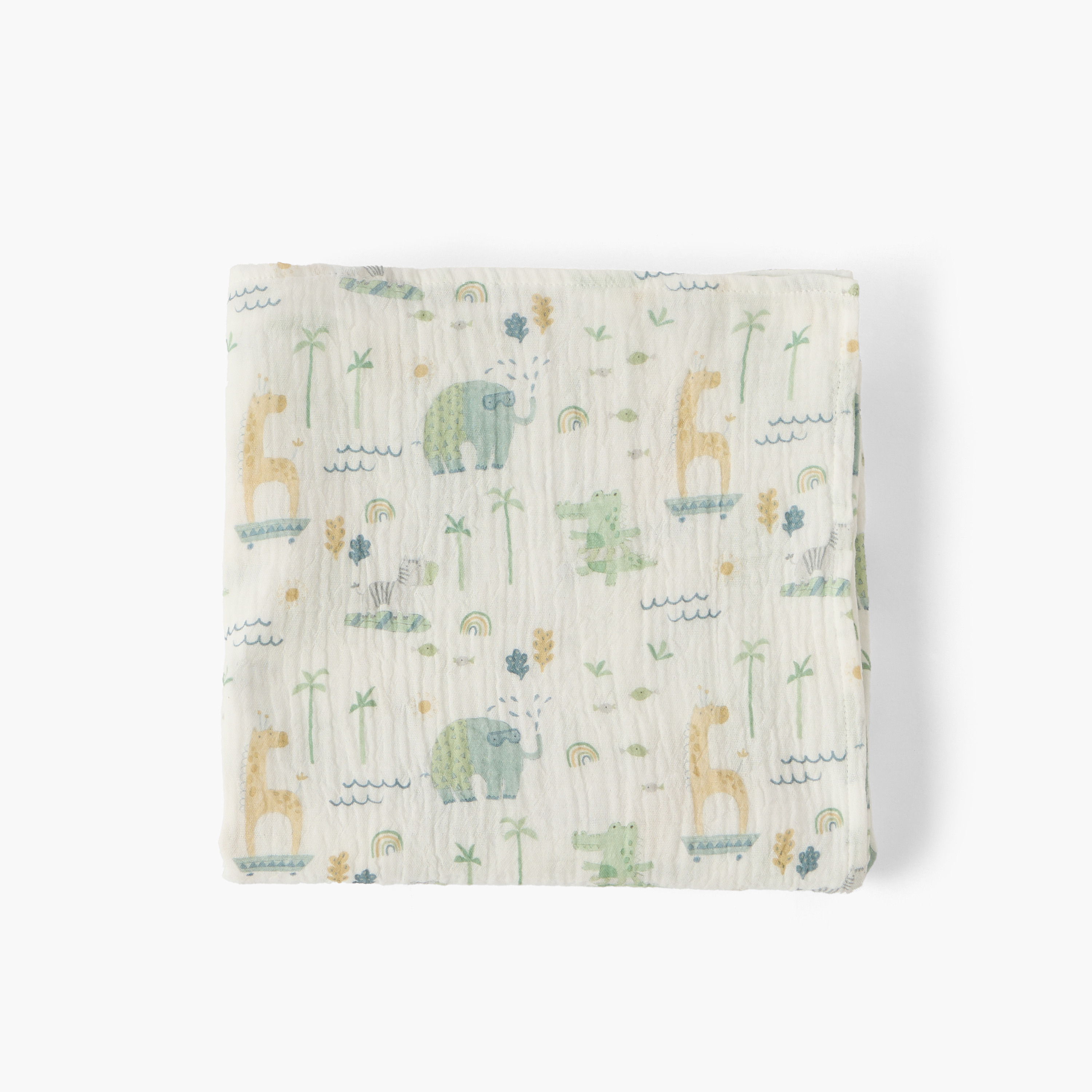 Juniors Receiving Blanket with Print, 80x100 cm-baby-nursery-blanketsandswaddles-blanketsandquilts-image-3