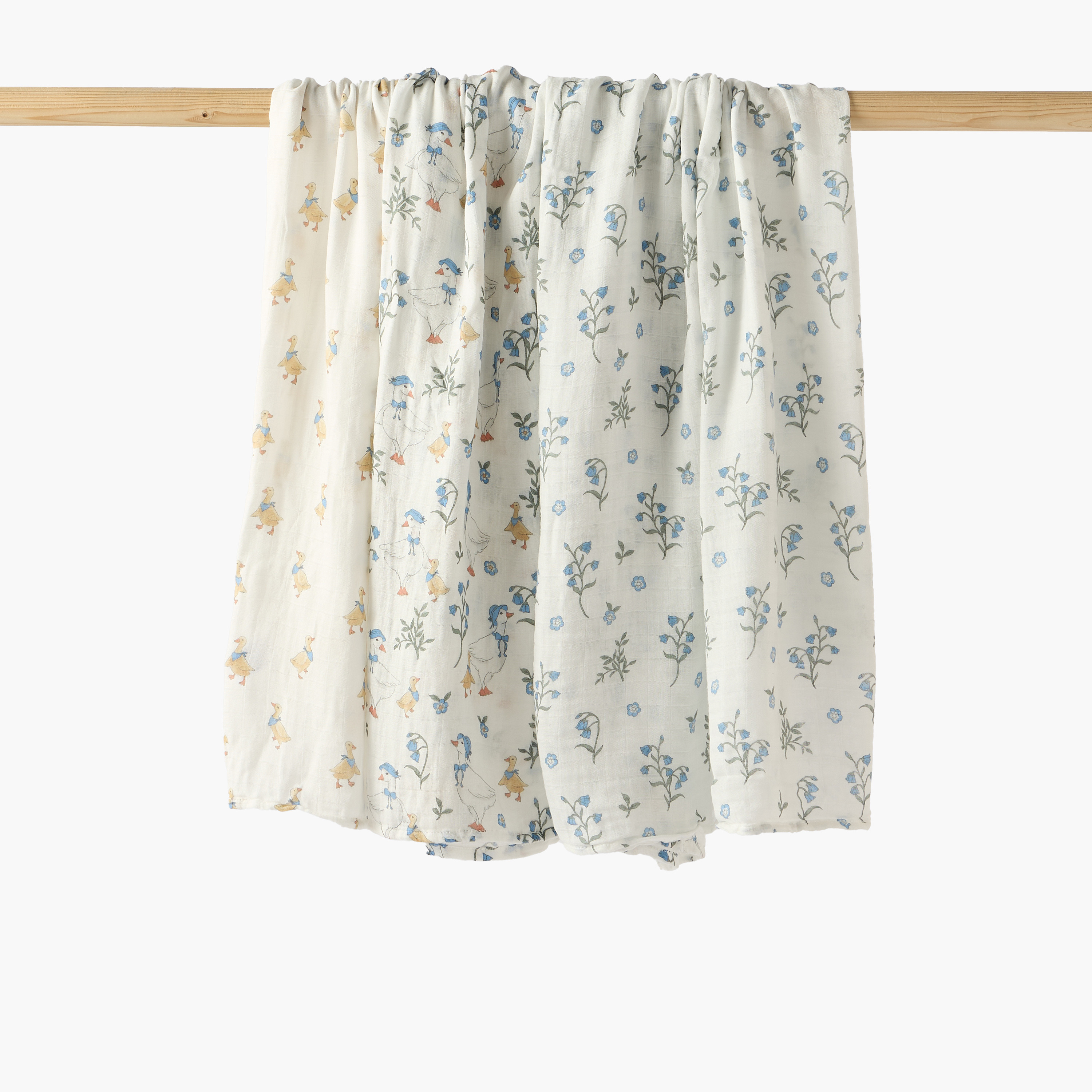 Pack of 3 Juniors Baby Swaddle with Print, 120x120 cm-baby-nursery-blanketsandswaddles-swaddlesandsleepingbags-image-1