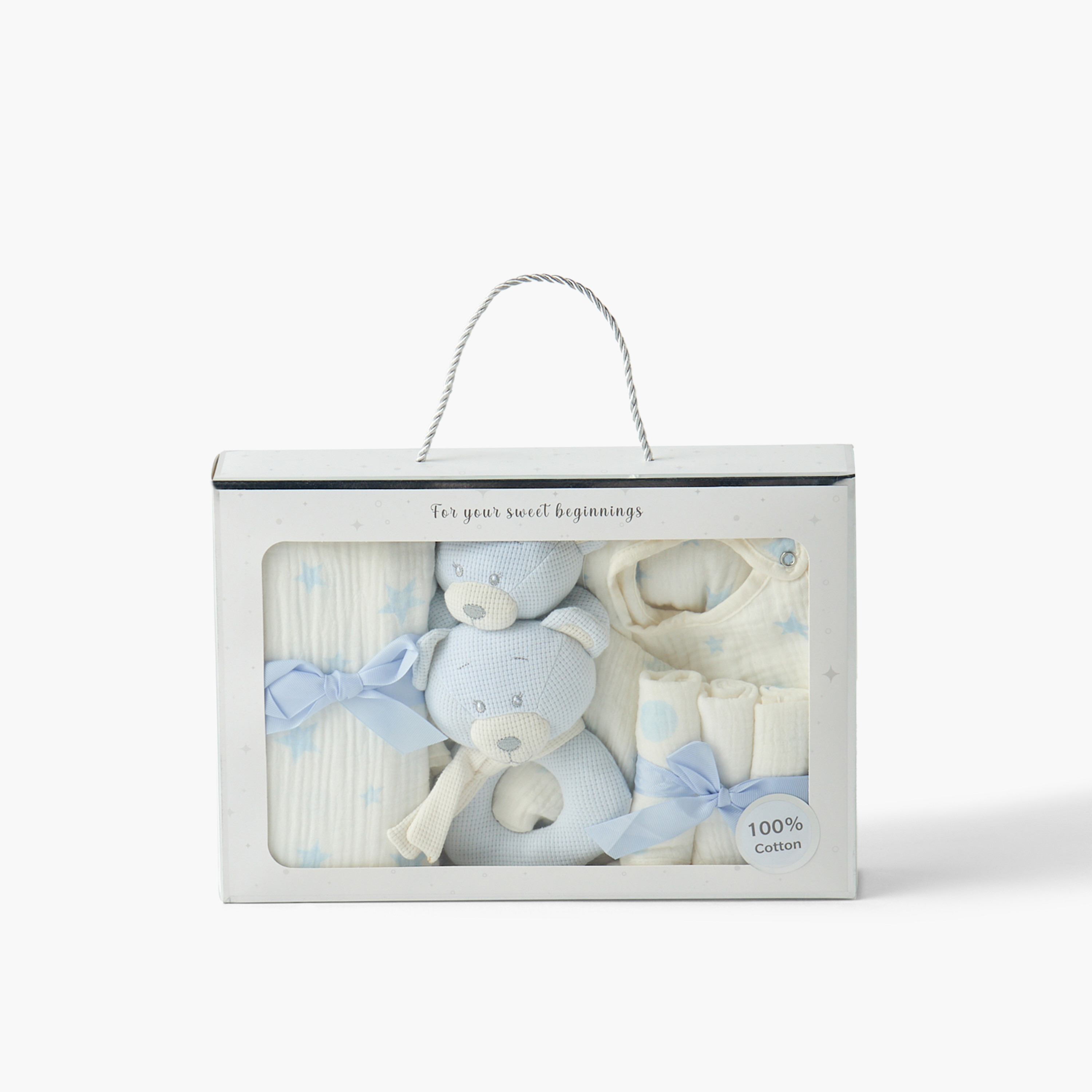 طقم هدايا بطانيات من 9 قطع من جونيورز-baby-nursery-blanketsandswaddles-blanketsandquilts-image-1