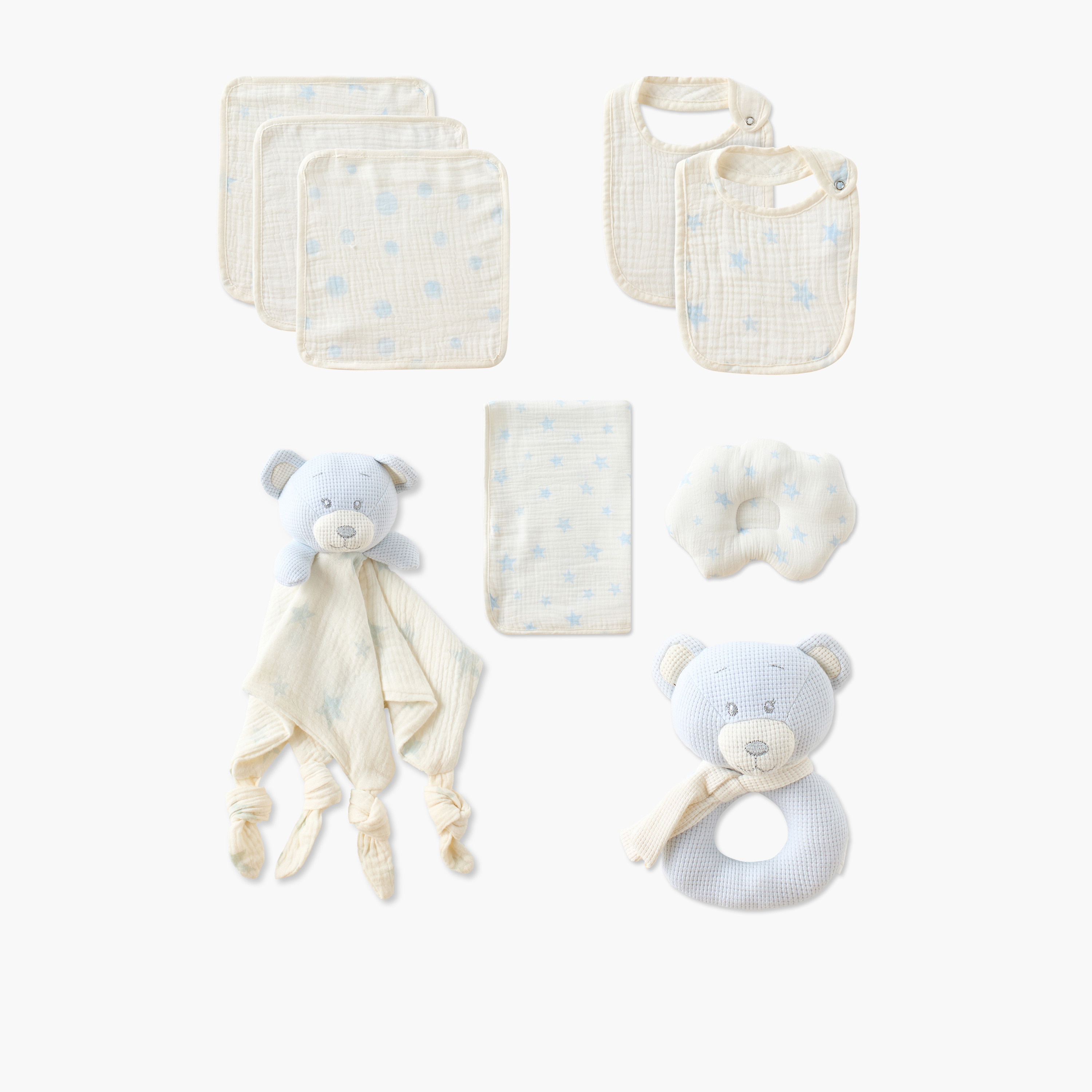 طقم هدايا بطانيات من 9 قطع من جونيورز-baby-nursery-blanketsandswaddles-blanketsandquilts-image-2