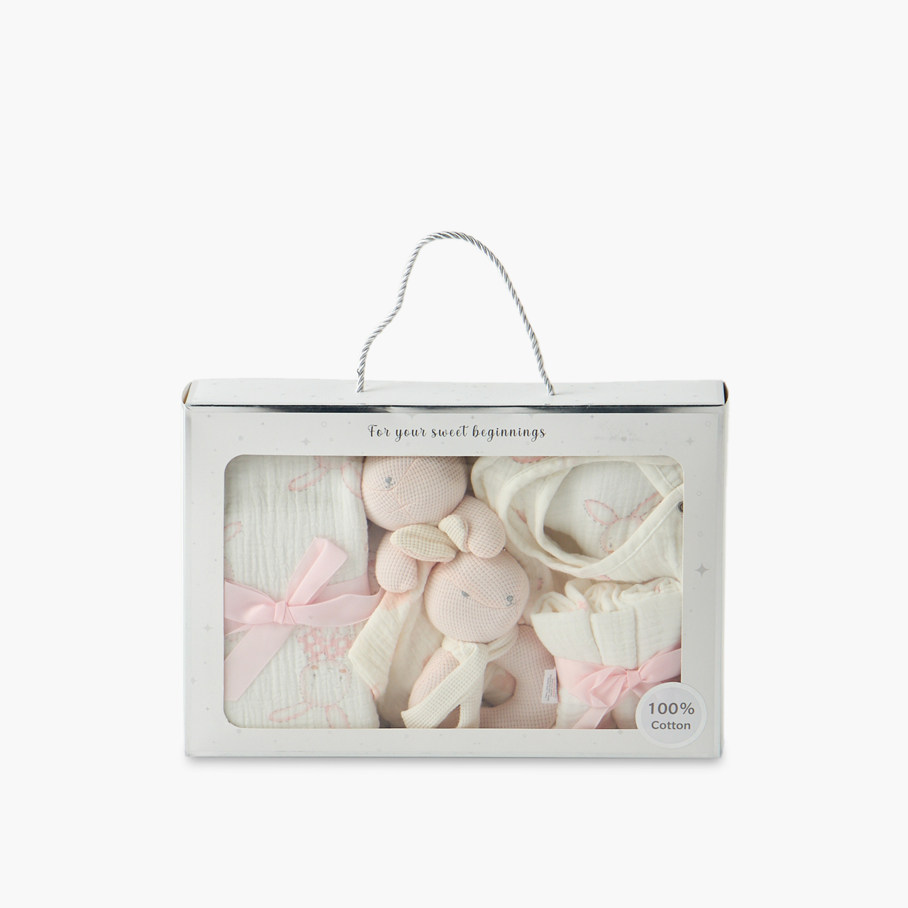 طقم هدايا بطانيات من 9 قطع من جونيورز-baby-nursery-blanketsandswaddles-blanketsandquilts-image-1