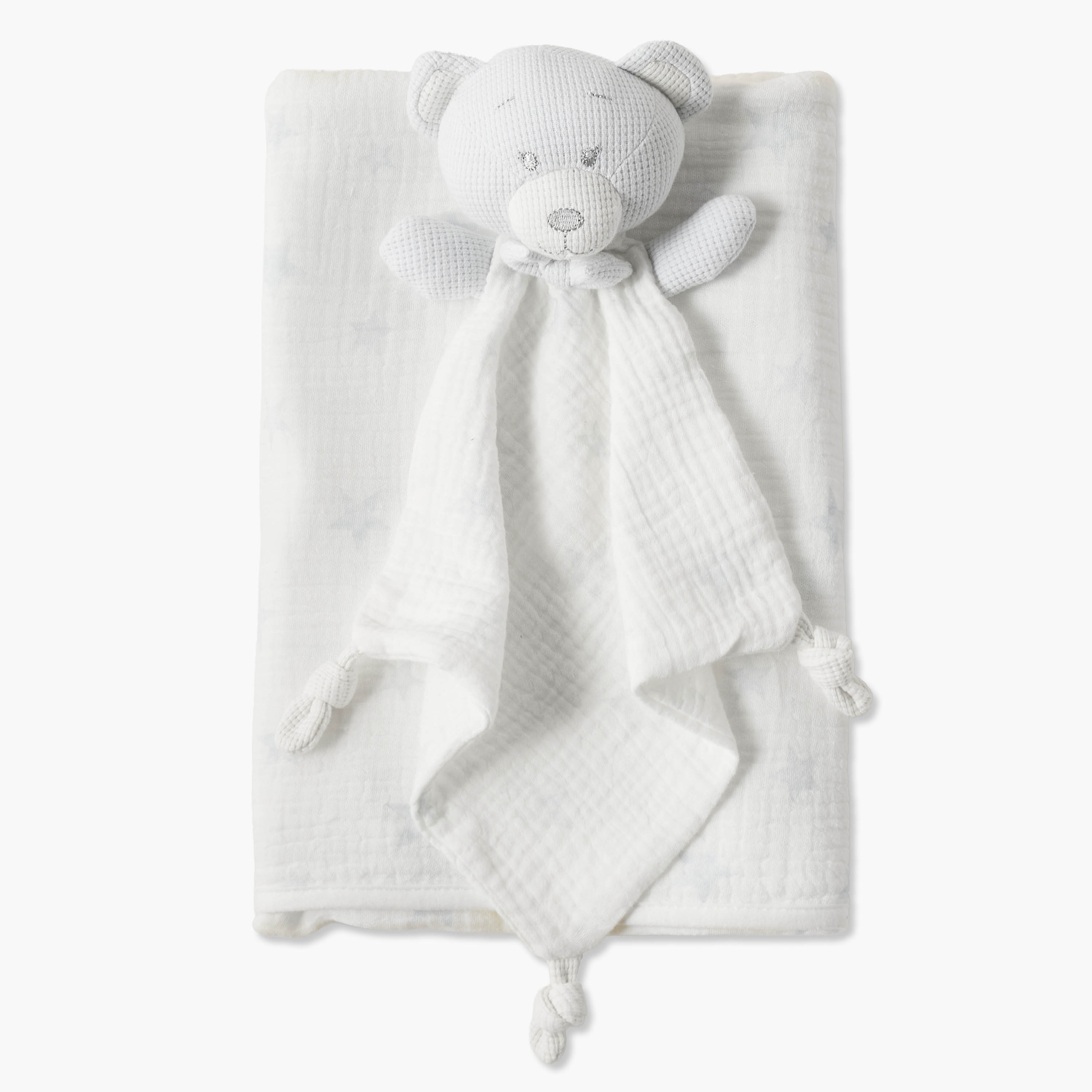 Juniors Muslin Blanket and Security Blanket Set-baby-nursery-blanketsandswaddles-blanketsandquilts-image-3