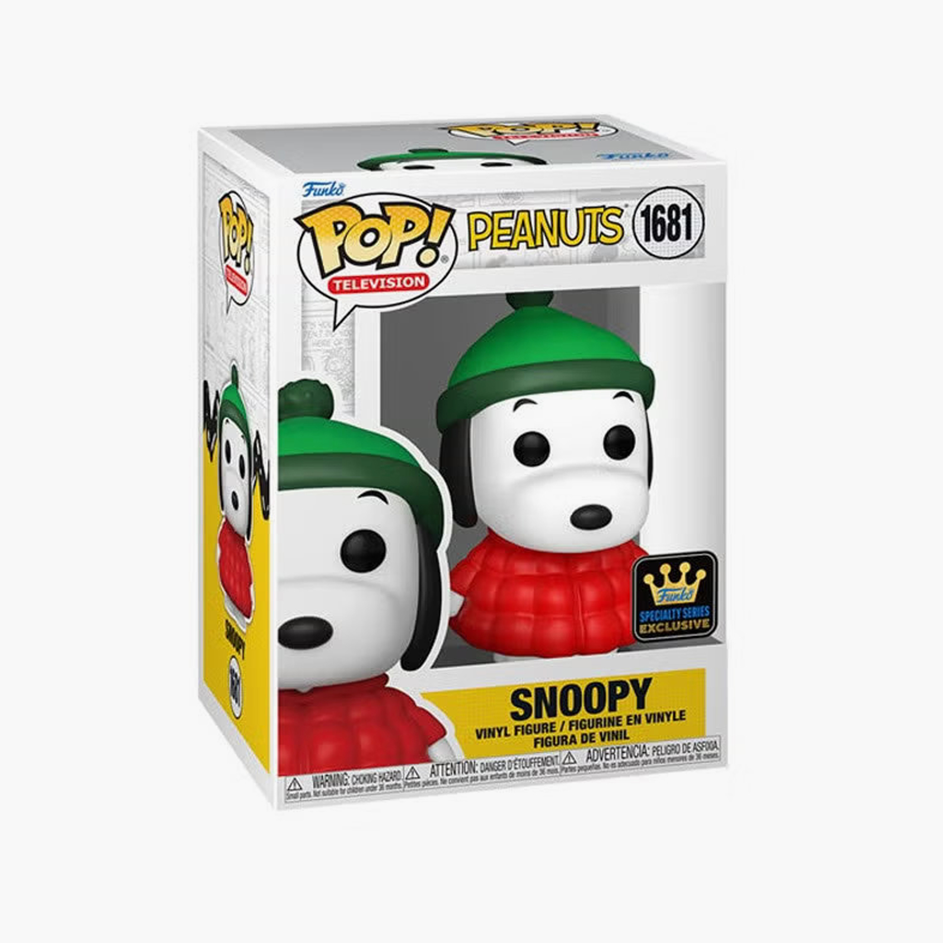 Funko Pop! Animated Peanuts S7 Snoopy in Coat W/ Chase-toys-playfigures-actionfigures-image-2
