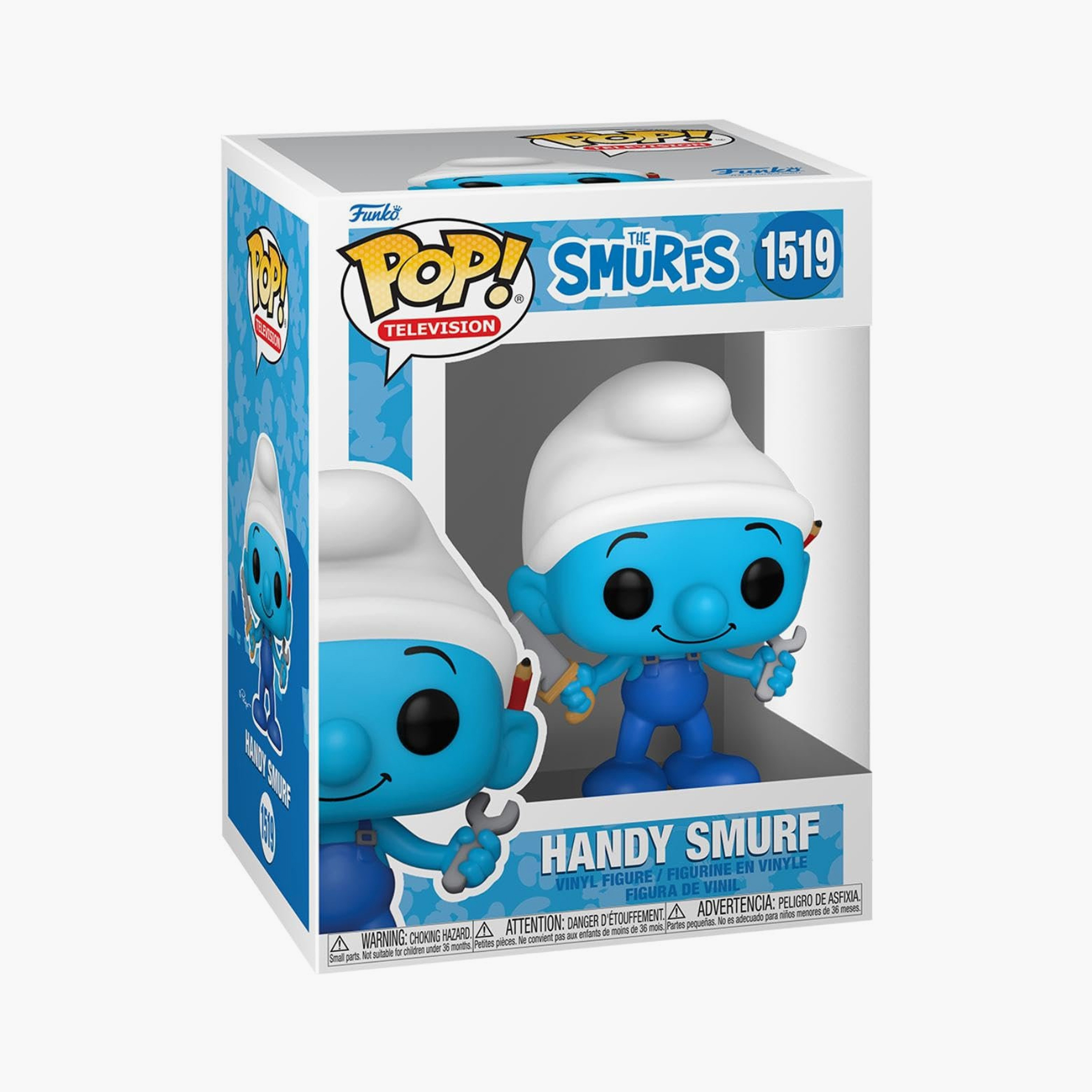 Funko Pop! Television Smurfs - Handy Smurf-toys-playfigures-actionfigures-image-2