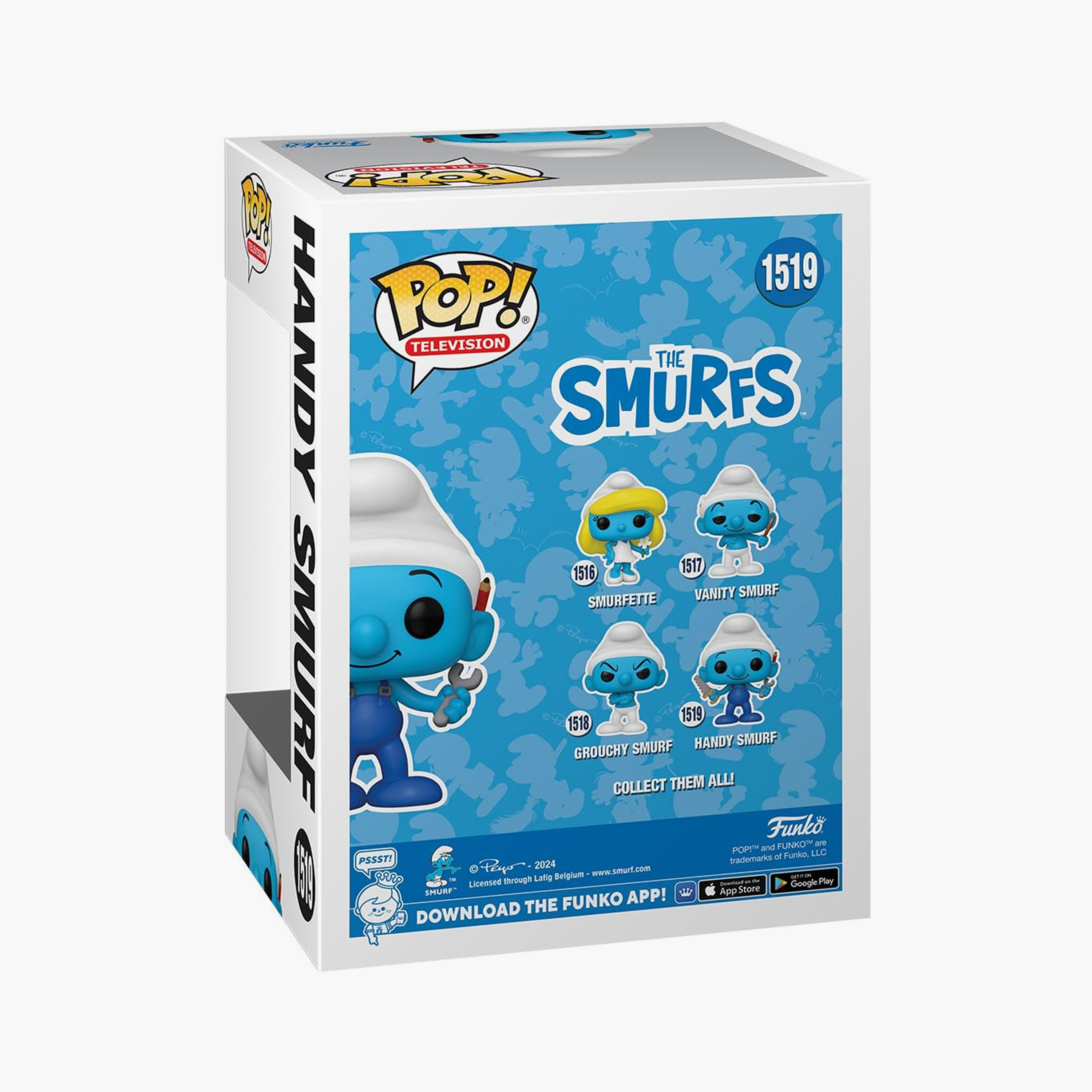 Funko Pop! Television Smurfs - Handy Smurf-toys-playfigures-actionfigures-image-3