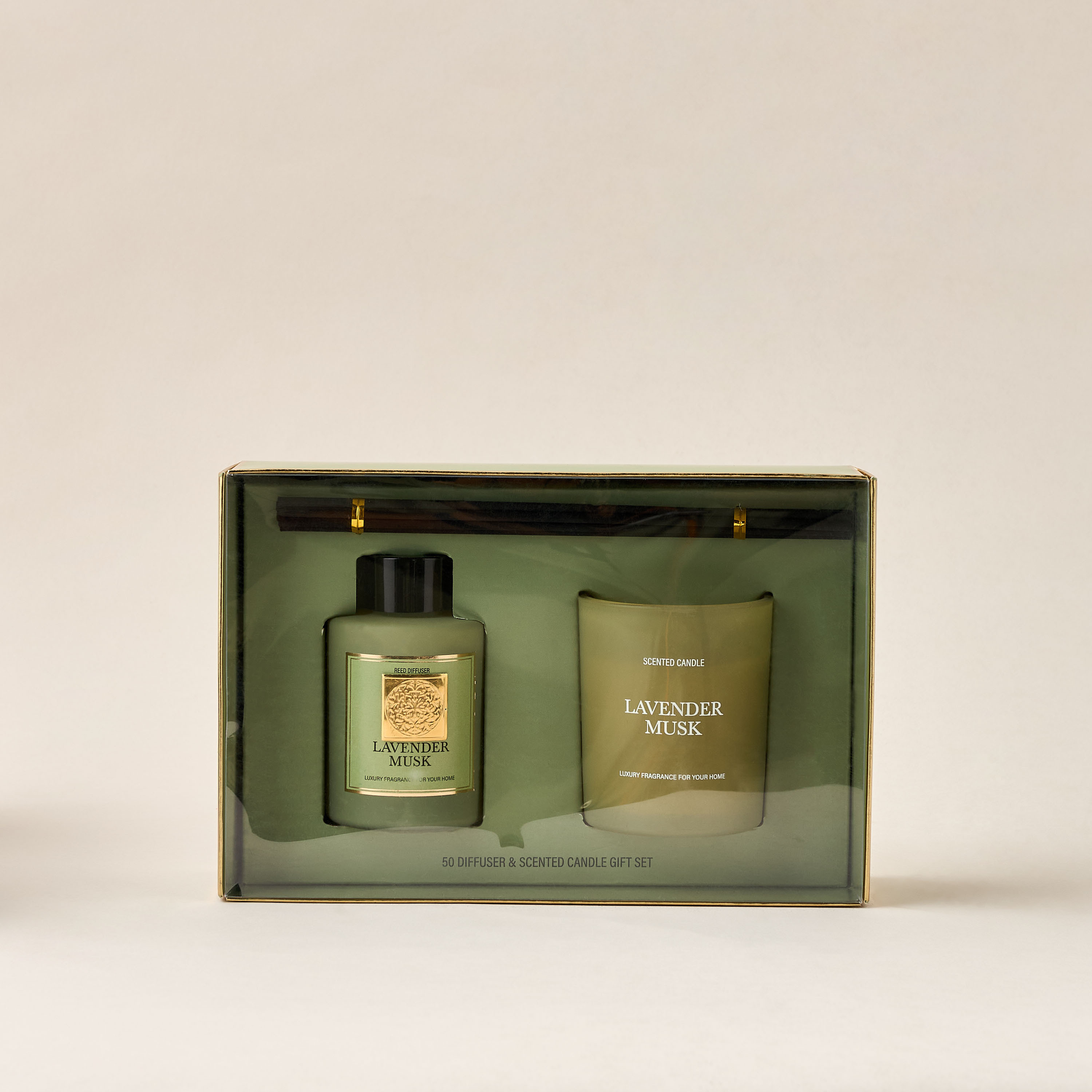 مجموعة موزع عطور بالأعواد وجرة شمع براحة سافرون جلو-household-homefragrance-fragrancegiftset-image-6