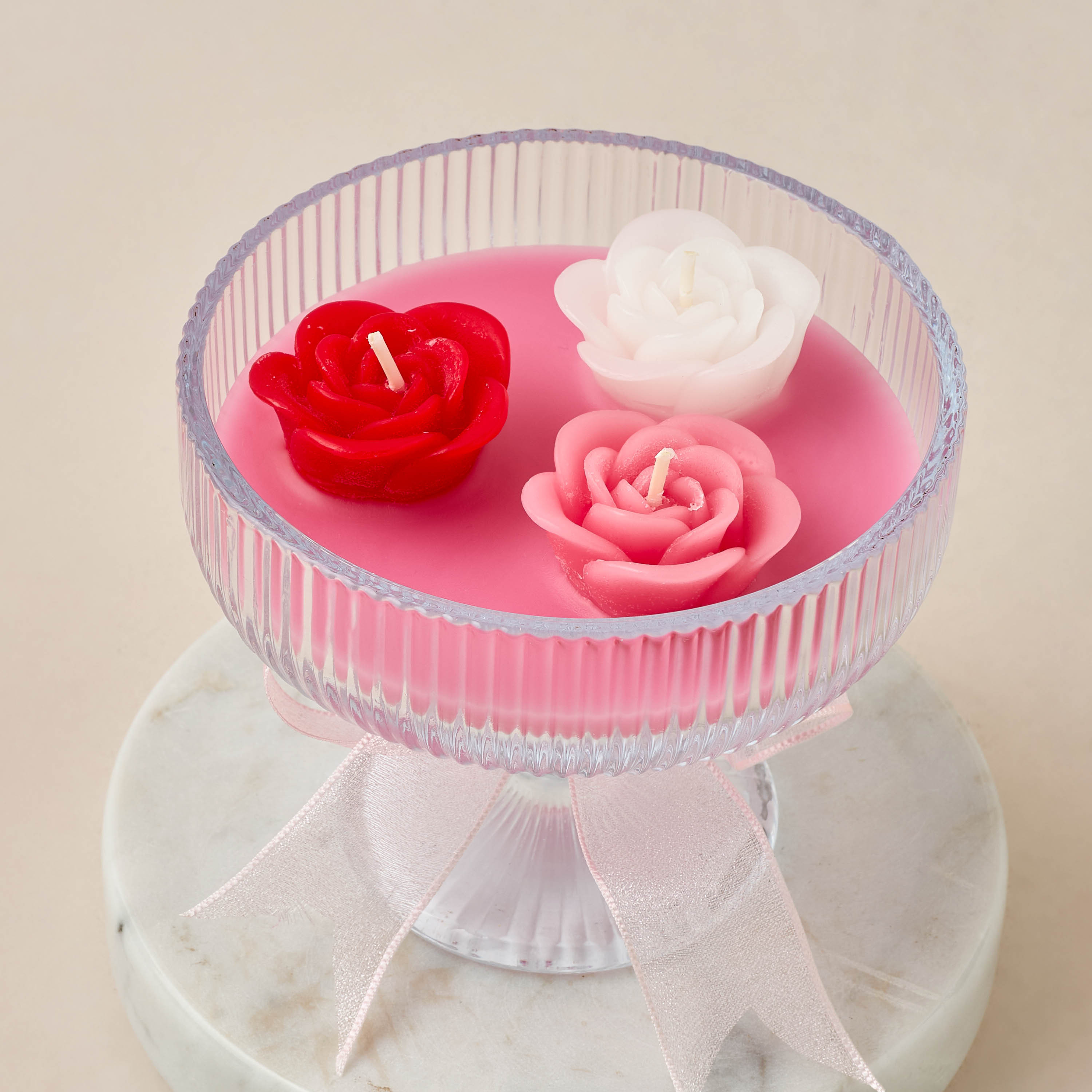 Rose Scented Jar Candle - 64 gms-household-homefragrance-candles-image-3