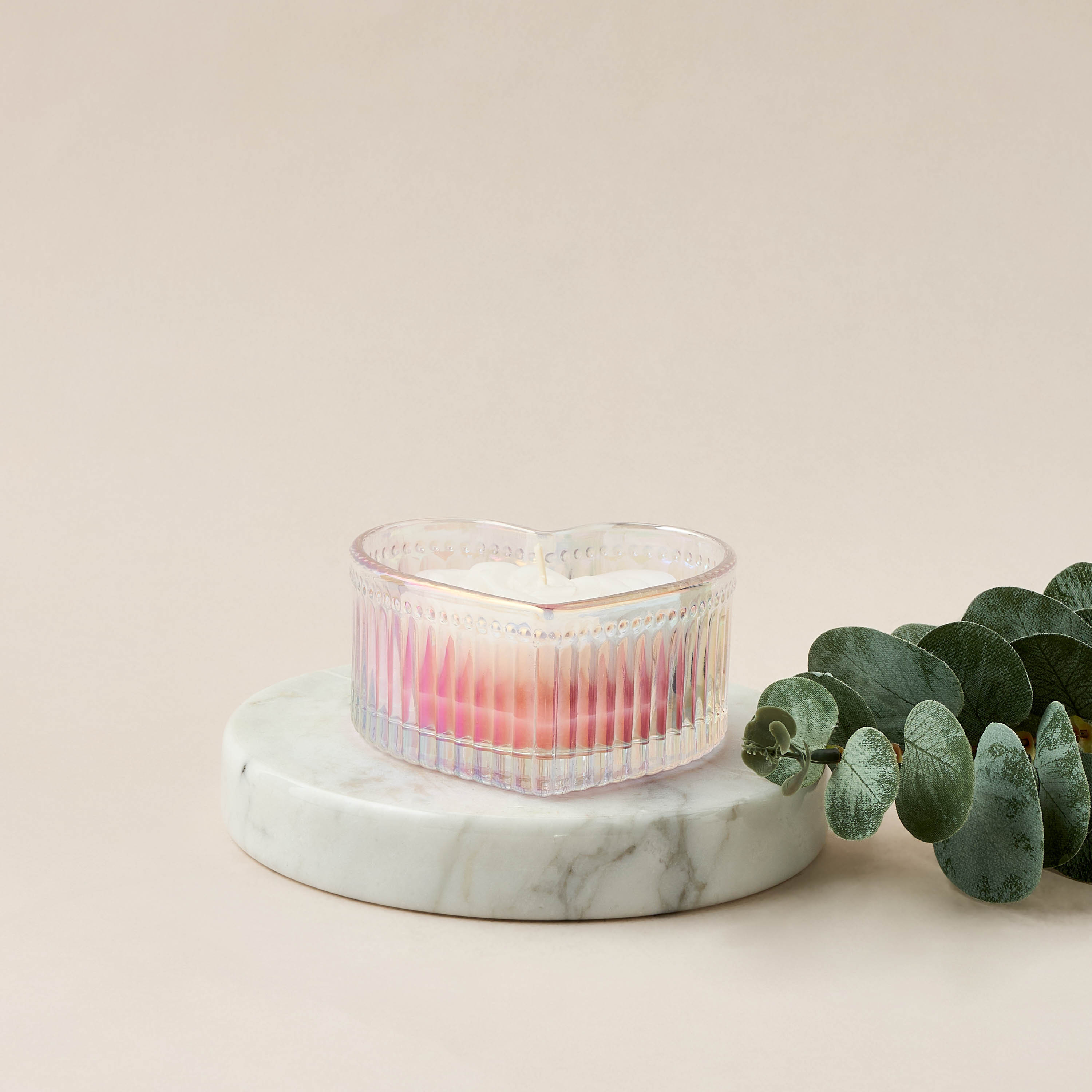 Heart Shaped Rose Scented Jar Candle - 68 gms-household-homefragrance-candles-image-1