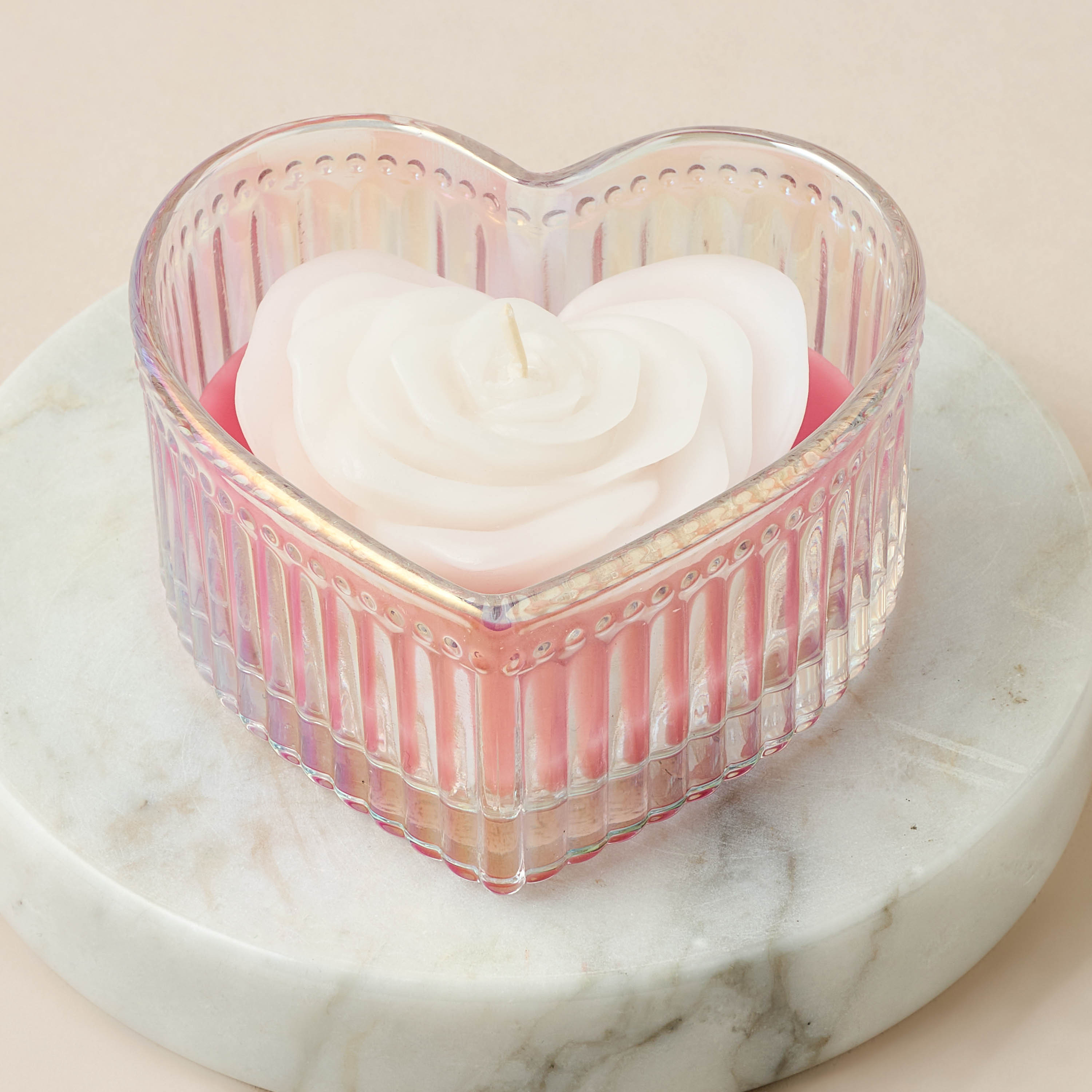 Heart Shaped Rose Scented Jar Candle - 68 gms-household-homefragrance-candles-image-3