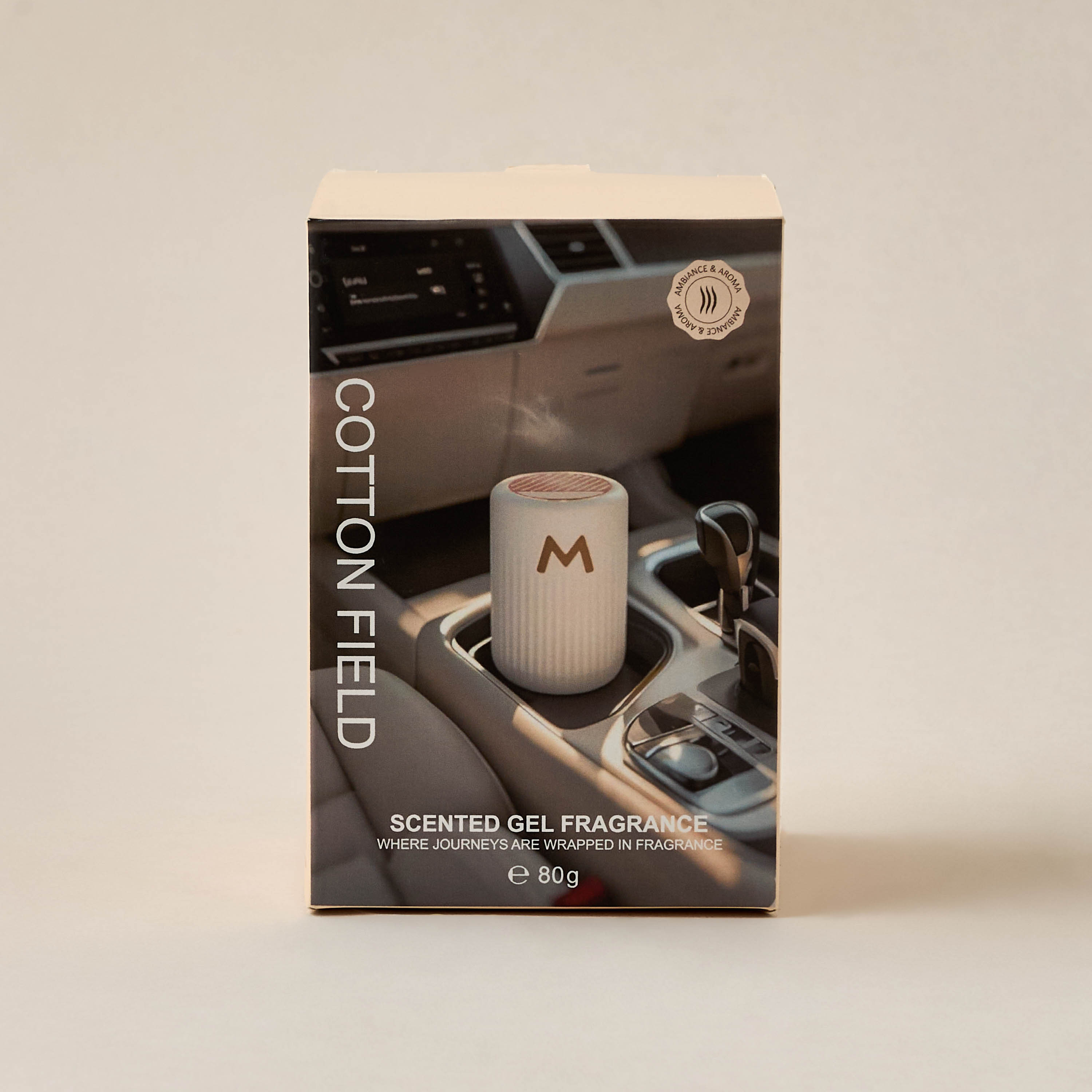 Cotton Field Scented Gel Car Fragrance - 80 gms-household-homefragrance-carfragrance-image-5