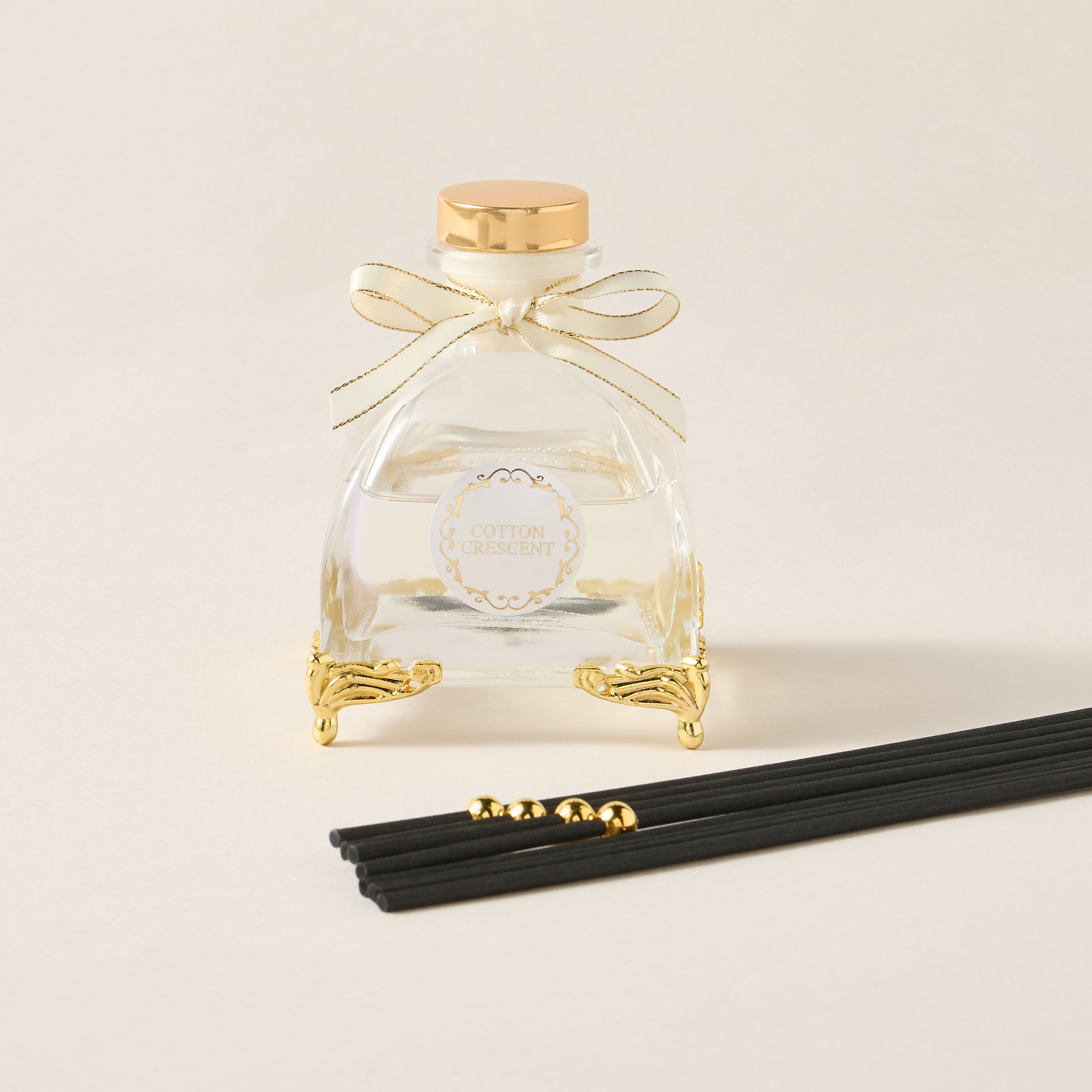 Luster Luxe Cotton Crescent Reed Diffuser - 100 ml-household-homefragrance-reeddiffusers-image-3