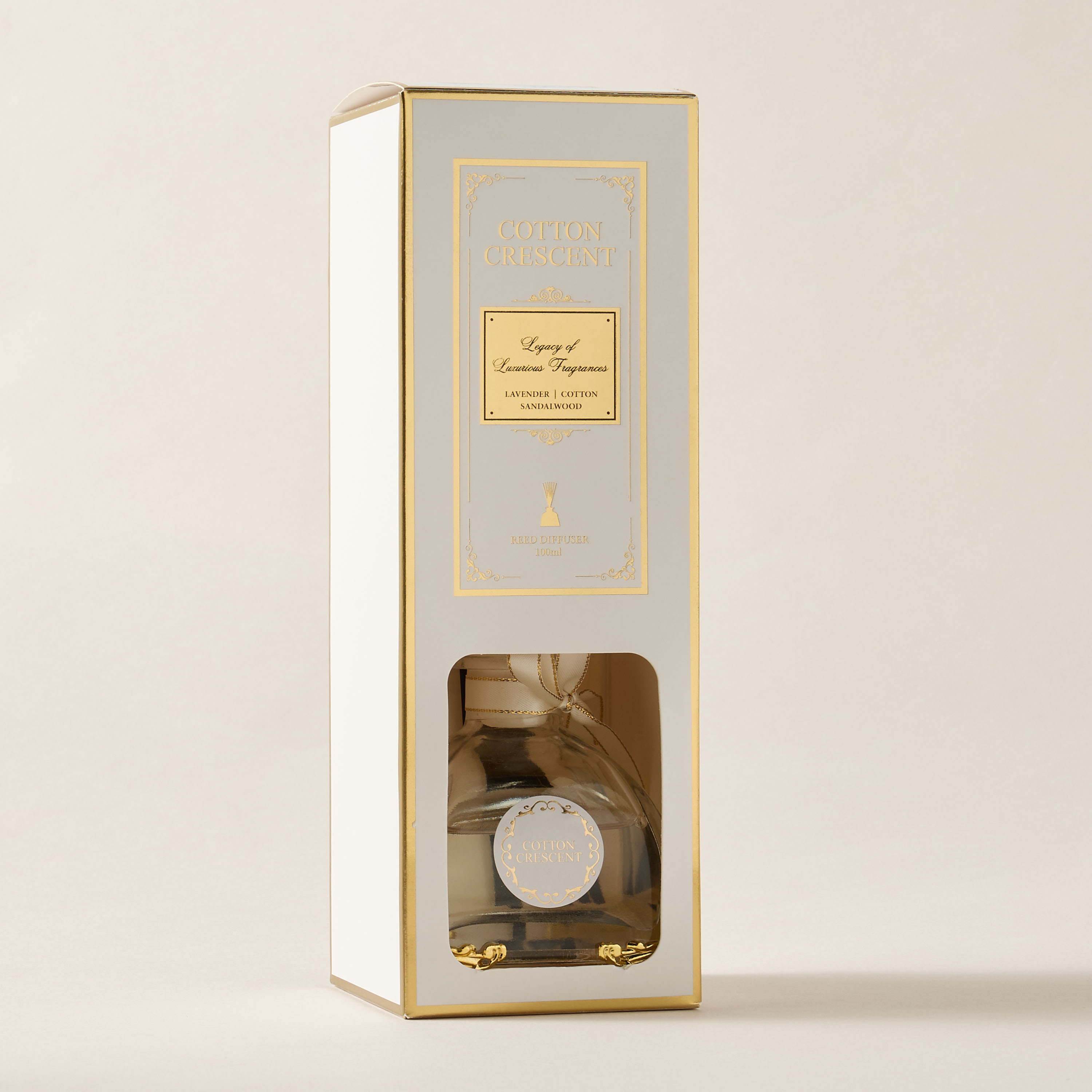 Luster Luxe Cotton Crescent Reed Diffuser - 100 ml-household-homefragrance-reeddiffusers-image-5
