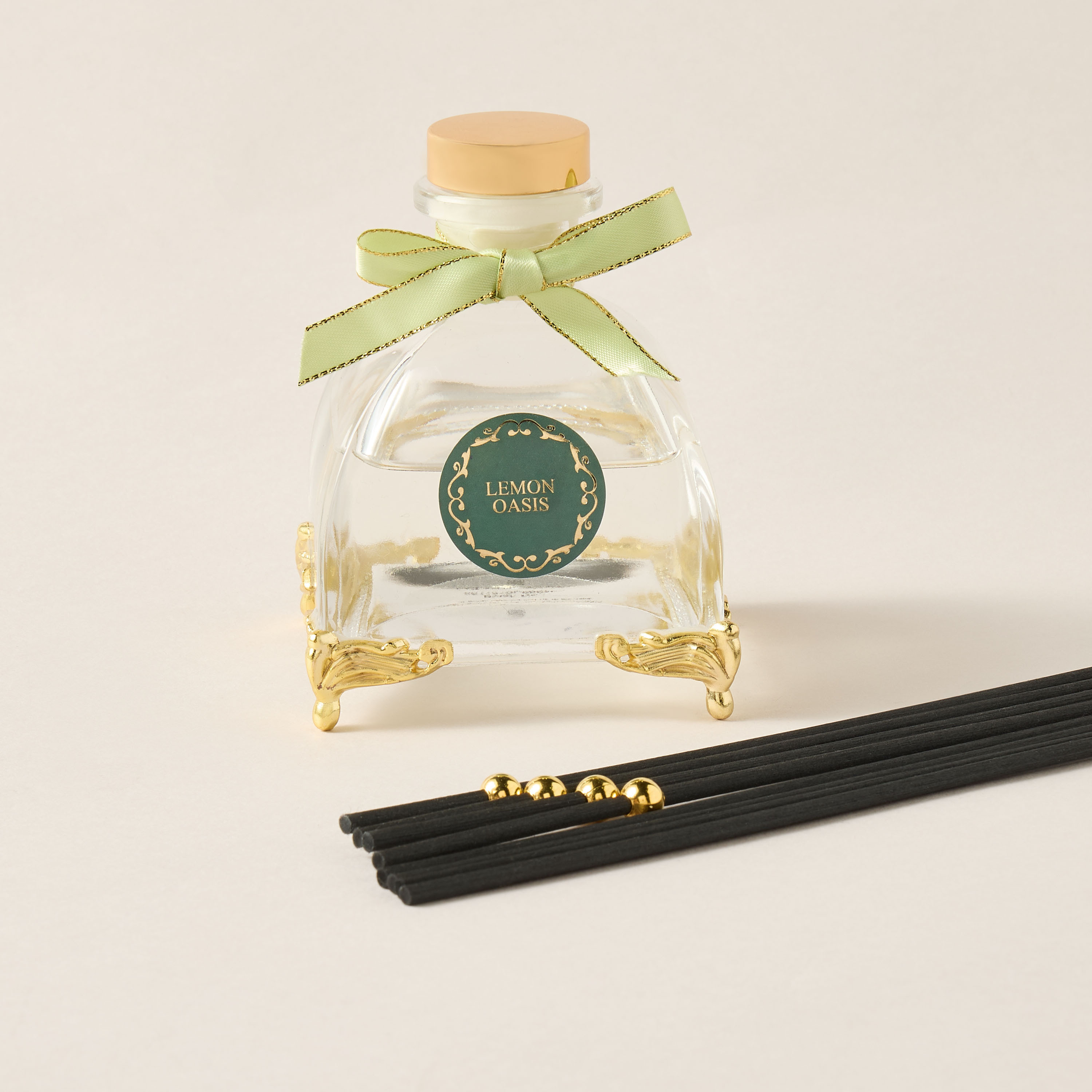 Luster Luxe Cotton Crescent Reed Diffuser - 100 ml-household-homefragrance-reeddiffusers-image-3