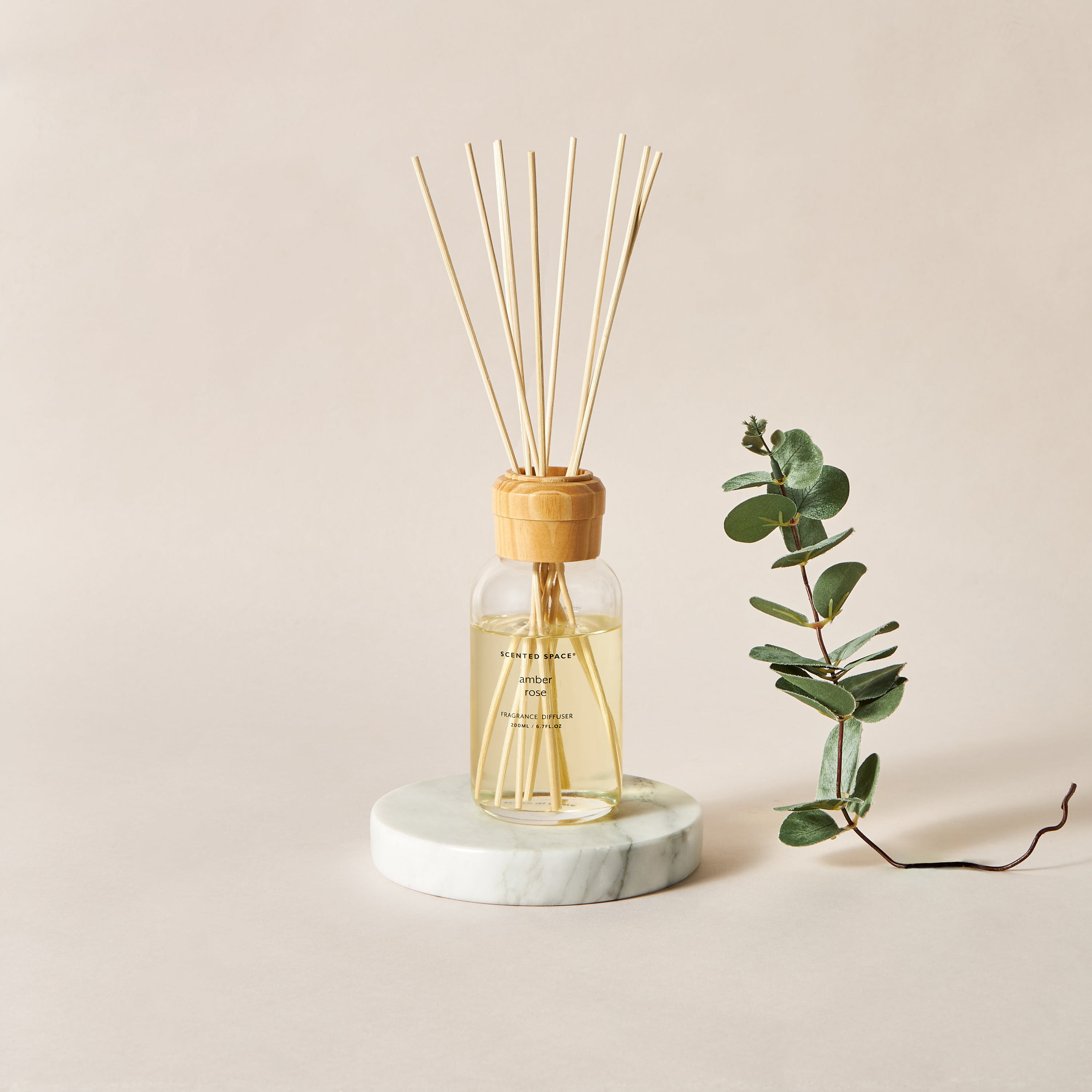 Scented Space Amberian Woods Reed Diffuser - 200 ml-household-homefragrance-reeddiffusers-image-1