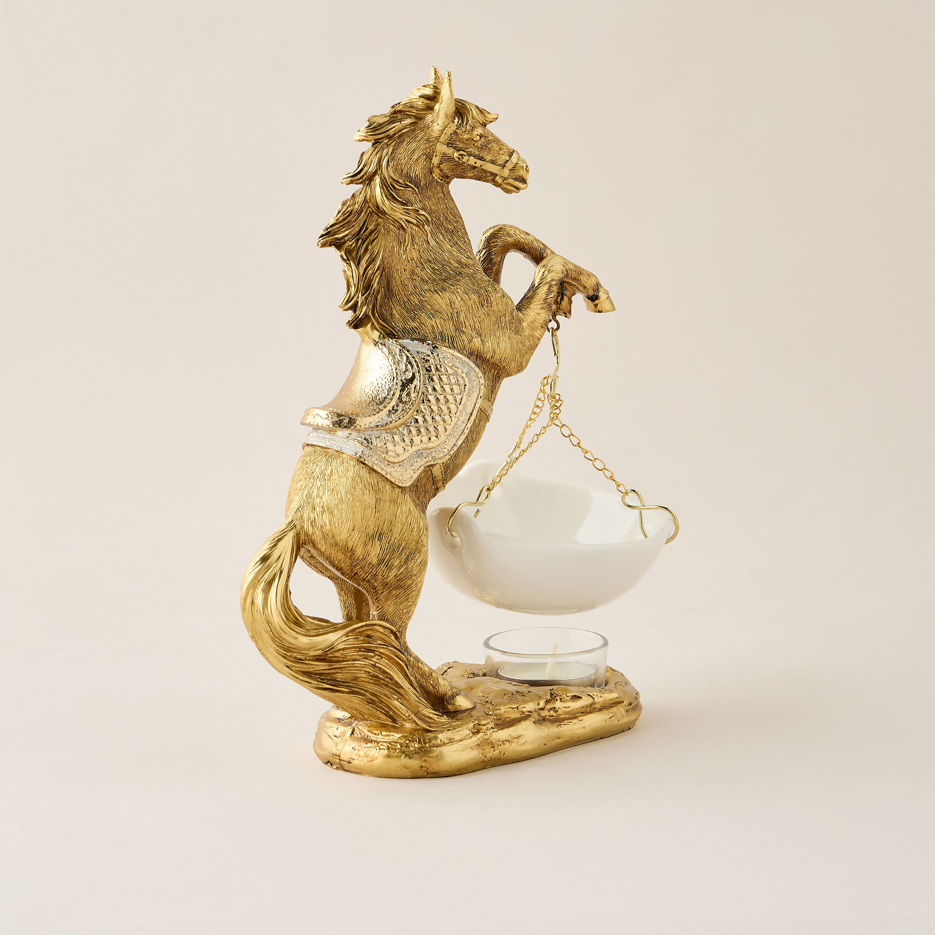 Arabian Run Horse Oil Burner - 17x8x25 cms-household-homefragrance-burners-image-3