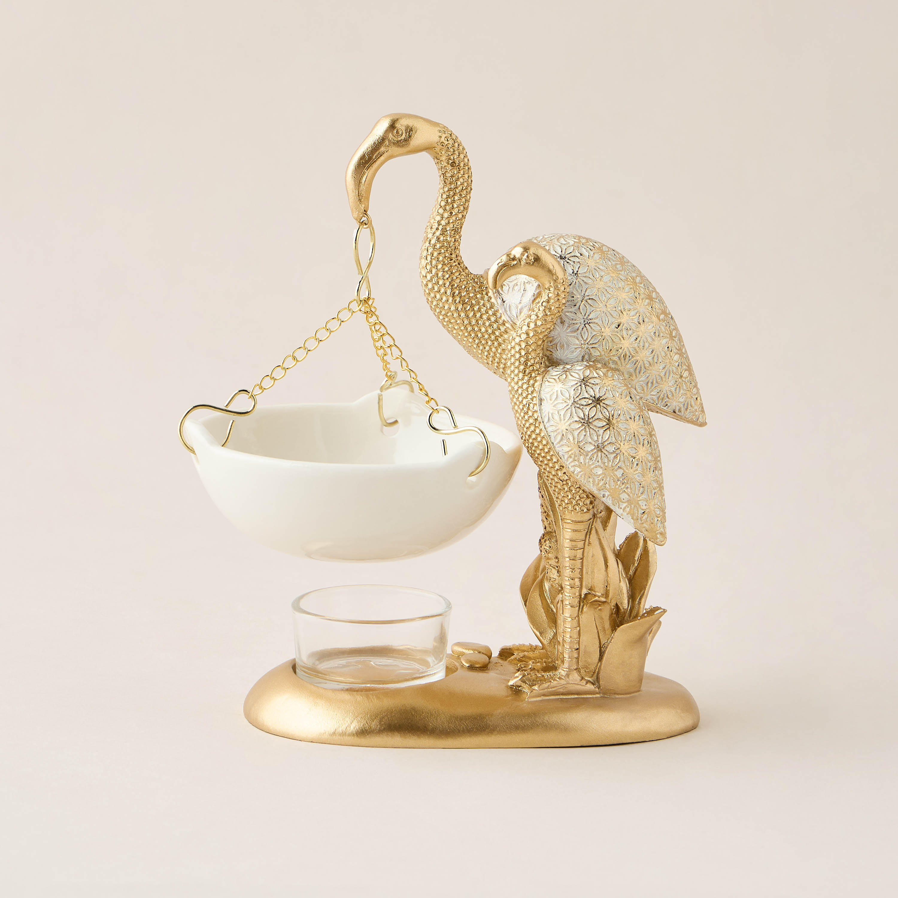 Crane of Serenity Oil Burner - 14x8x18 cms-household-homefragrance-burners-image-2