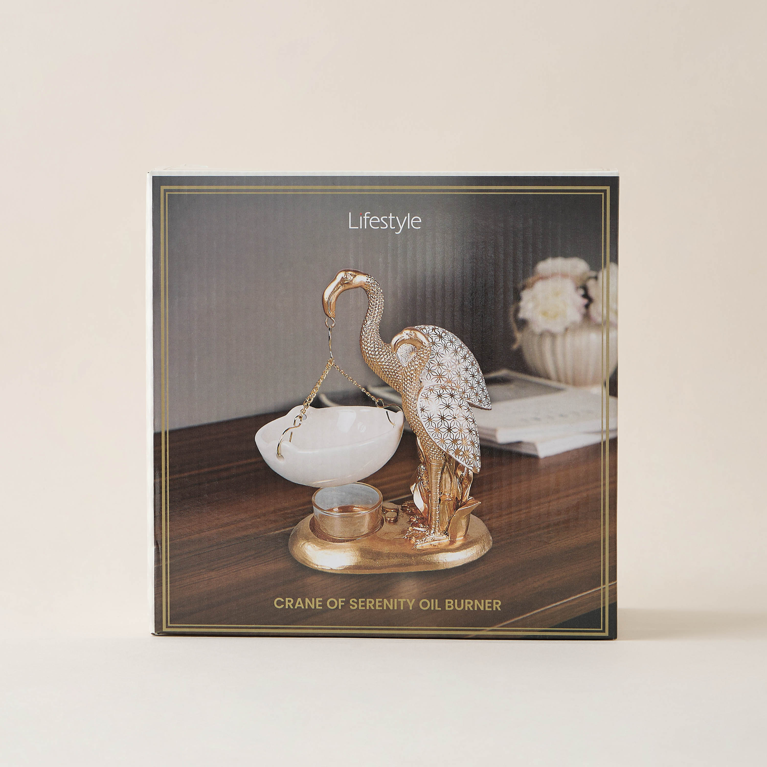 Crane of Serenity Oil Burner - 14x8x18 cms-household-homefragrance-burners-image-7