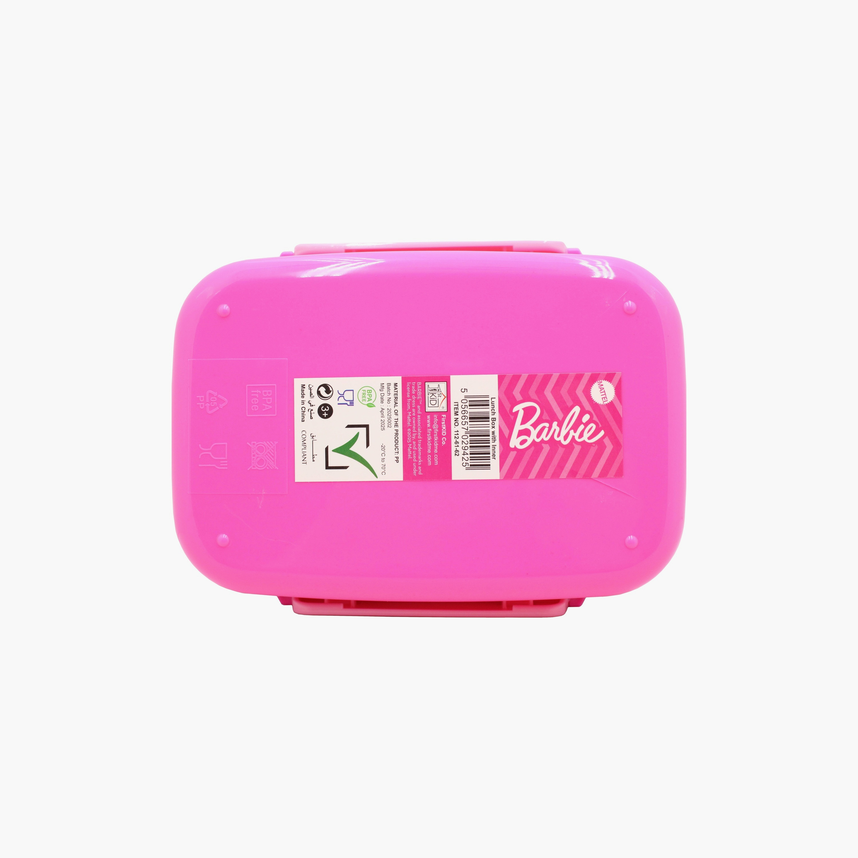 Barbie Printed Lunch Box with Container - Pink-school-lunchessentials-lunchboxes-image-4