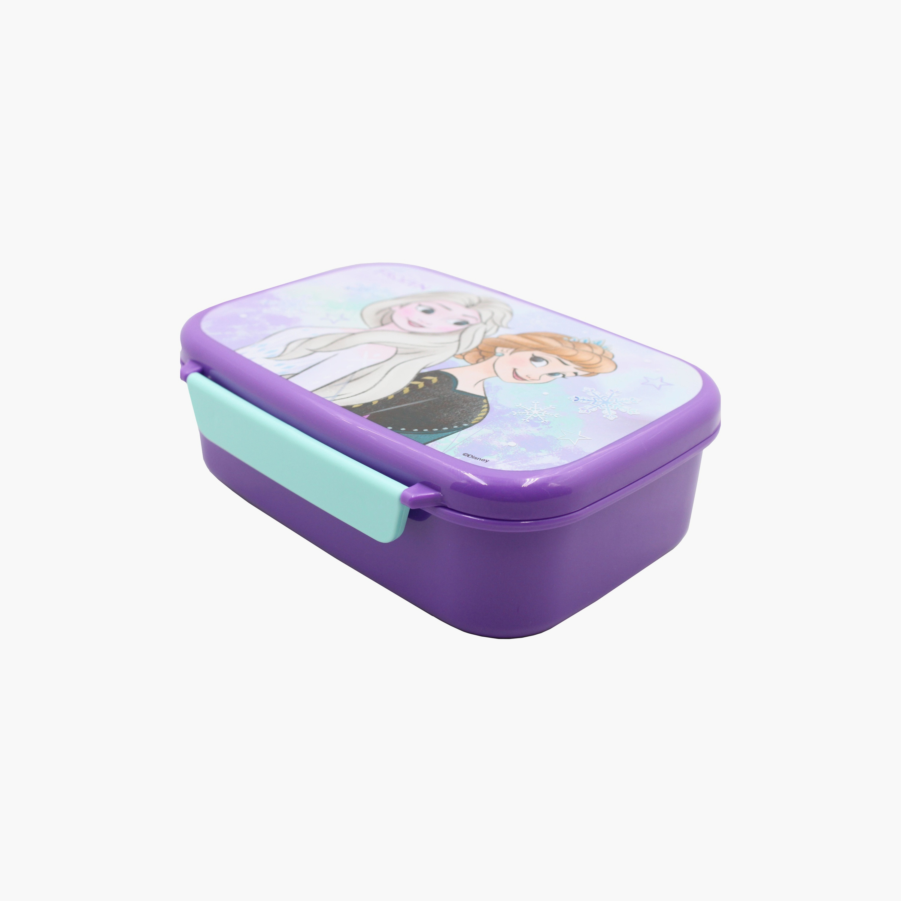 Disney Frozen Printed Lunch Box with Container - Purple-school-lunchessentials-lunchboxes-image-3