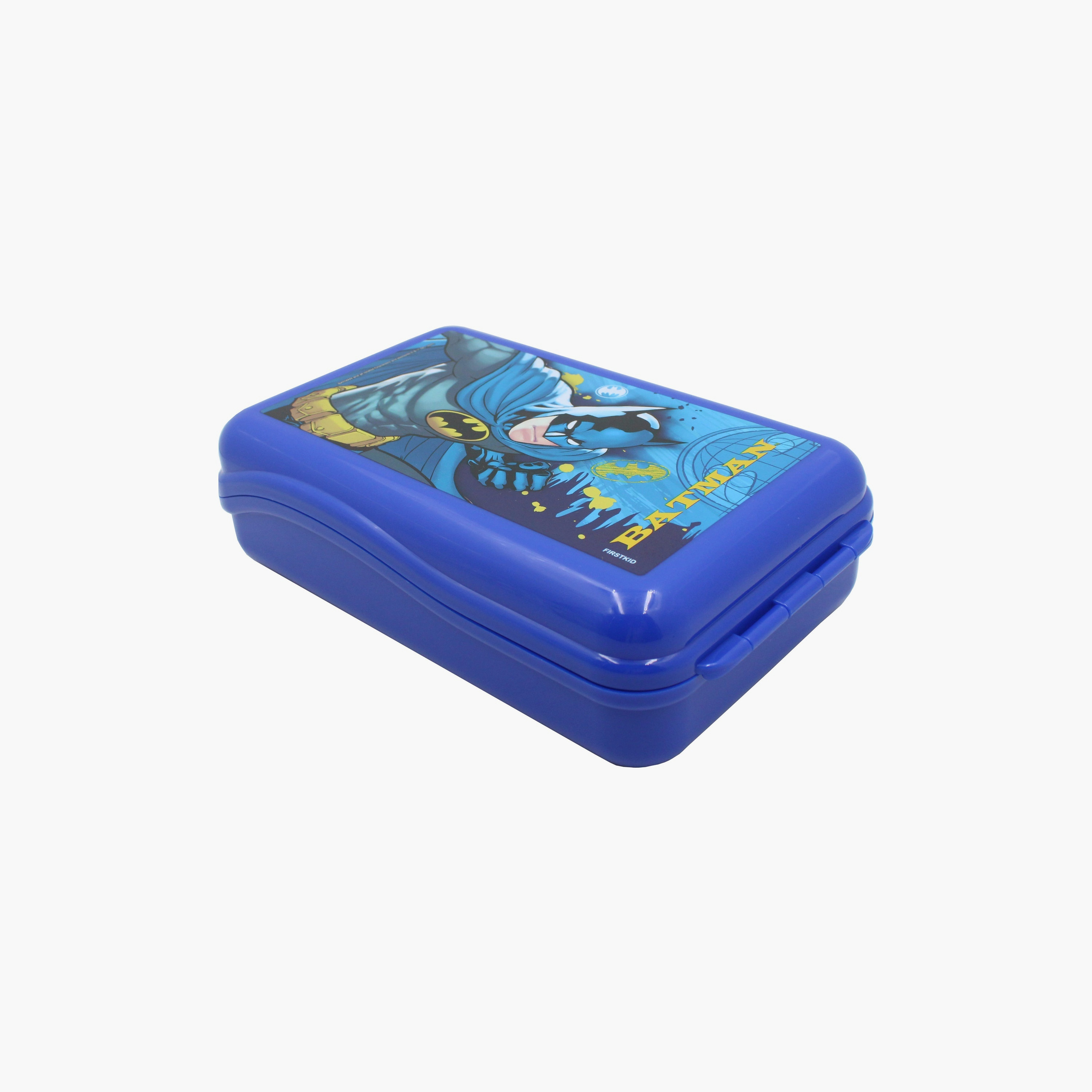 Dc Batman Printed Snack Box - Blue-school-lunchessentials-lunchboxes-image-1