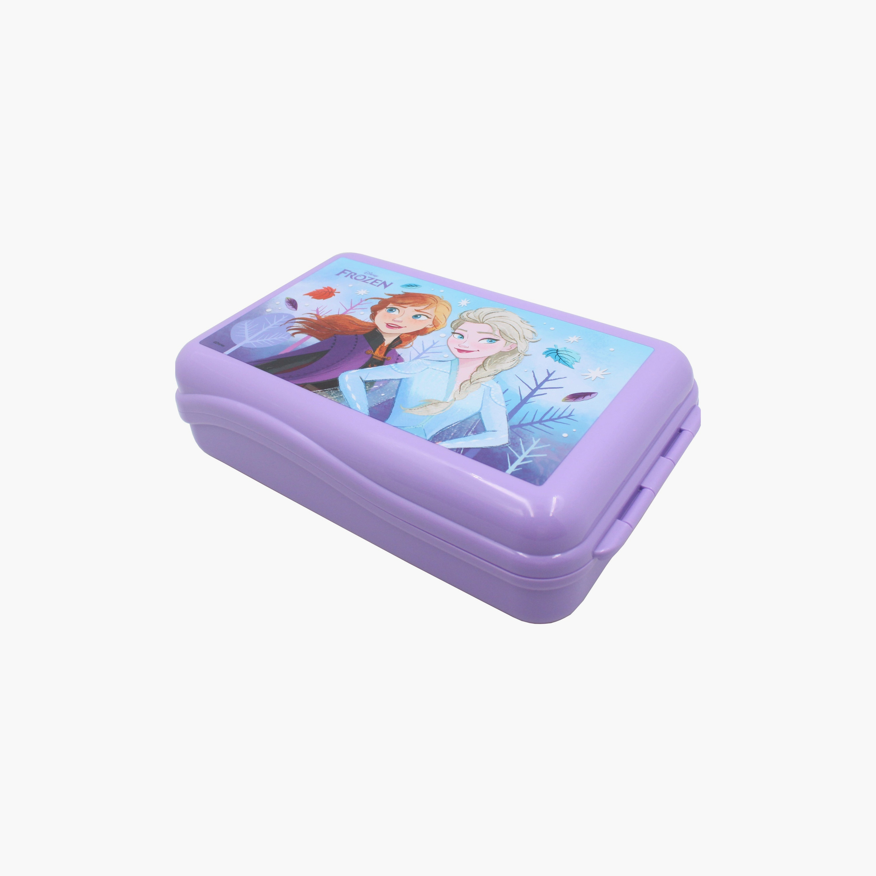 صندوق وجبات خفيفة مطبوع عليه ديزني فروزن - بنفسجي-school-lunchessentials-lunchboxes-image-1