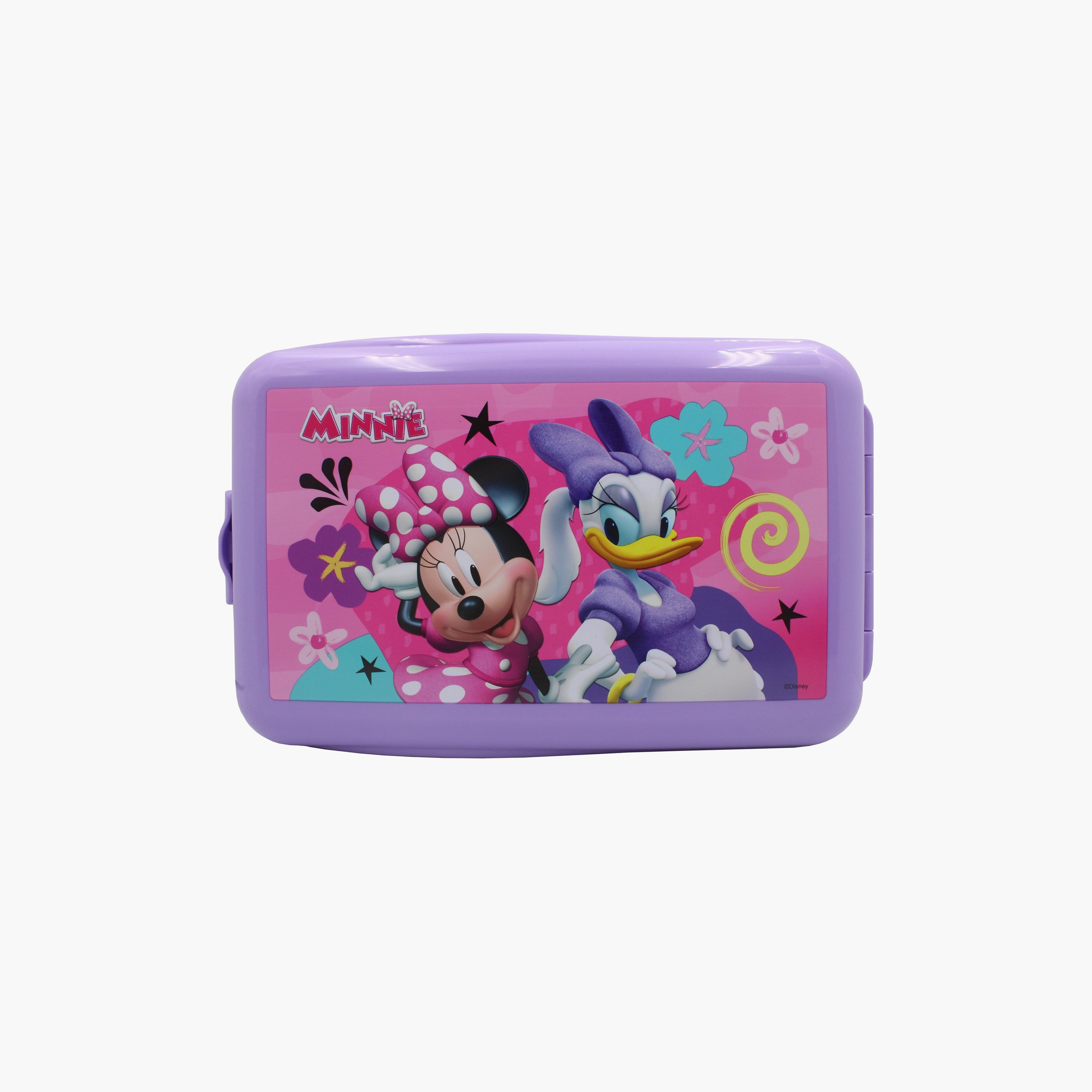 Disney Minnie Printed Snack Box - Purple-school-lunchessentials-lunchboxes-image-2