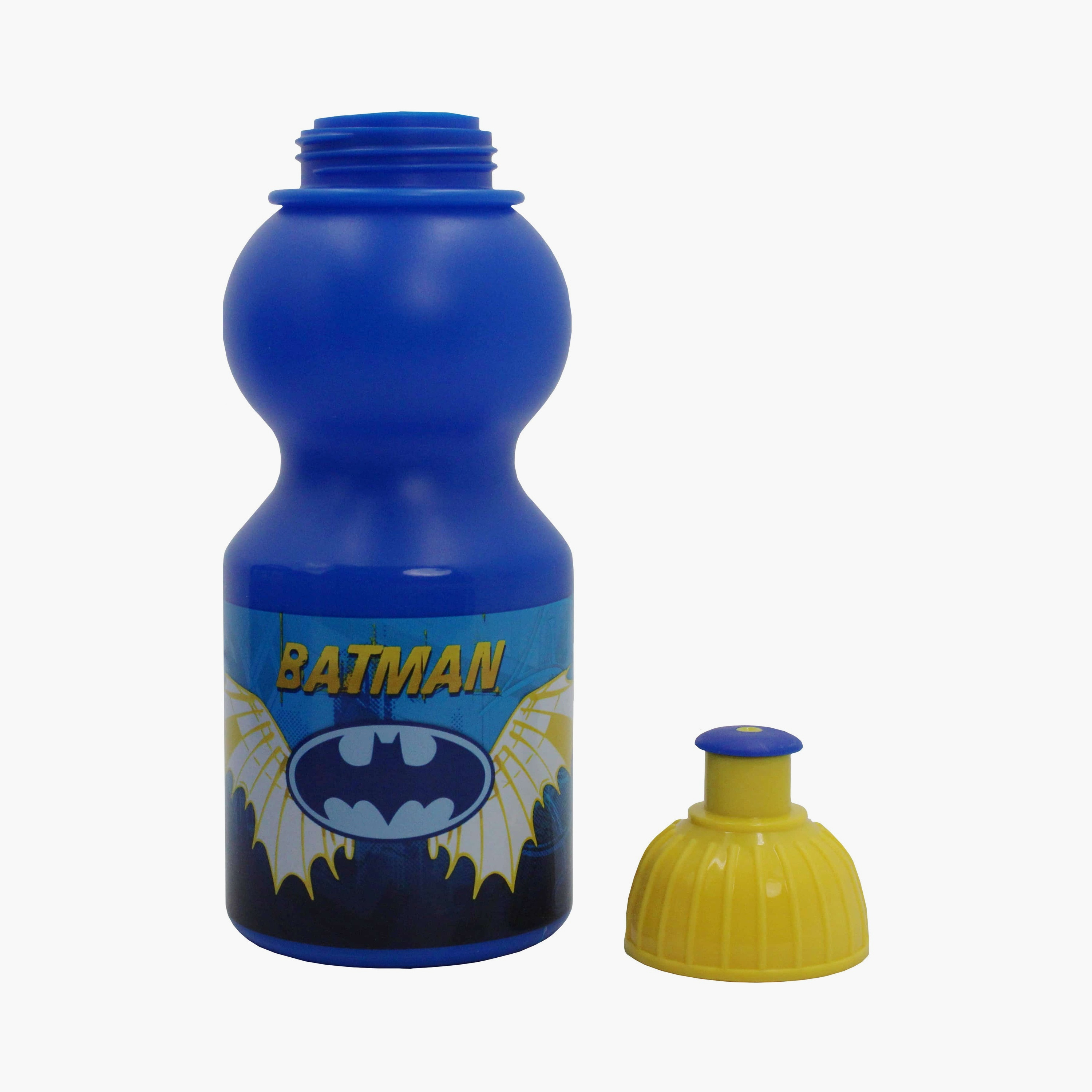 Dc Batman Printed Lunch Box with Water Bottle - Blue-school-lunchessentials-lunchboxes-image-5