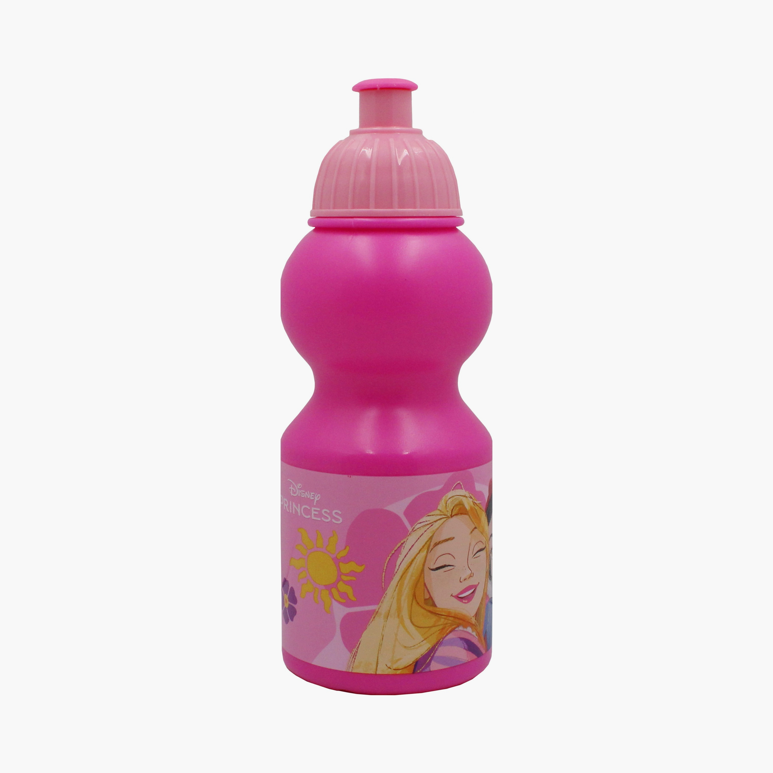 Disney Princess Printed Lunch Box with Water Bottle - Pink-school-lunchessentials-lunchboxes-image-4