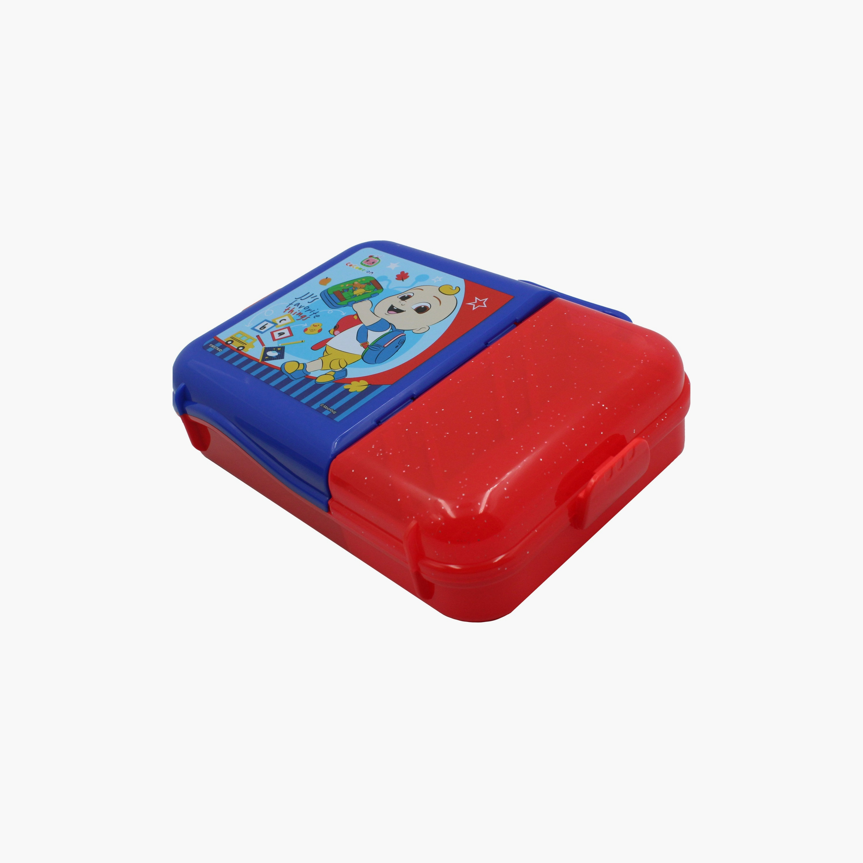 Cocomelon Printed Lunch Box with 2-Compartment - Multicolour-school-lunchessentials-lunchboxes-image-1