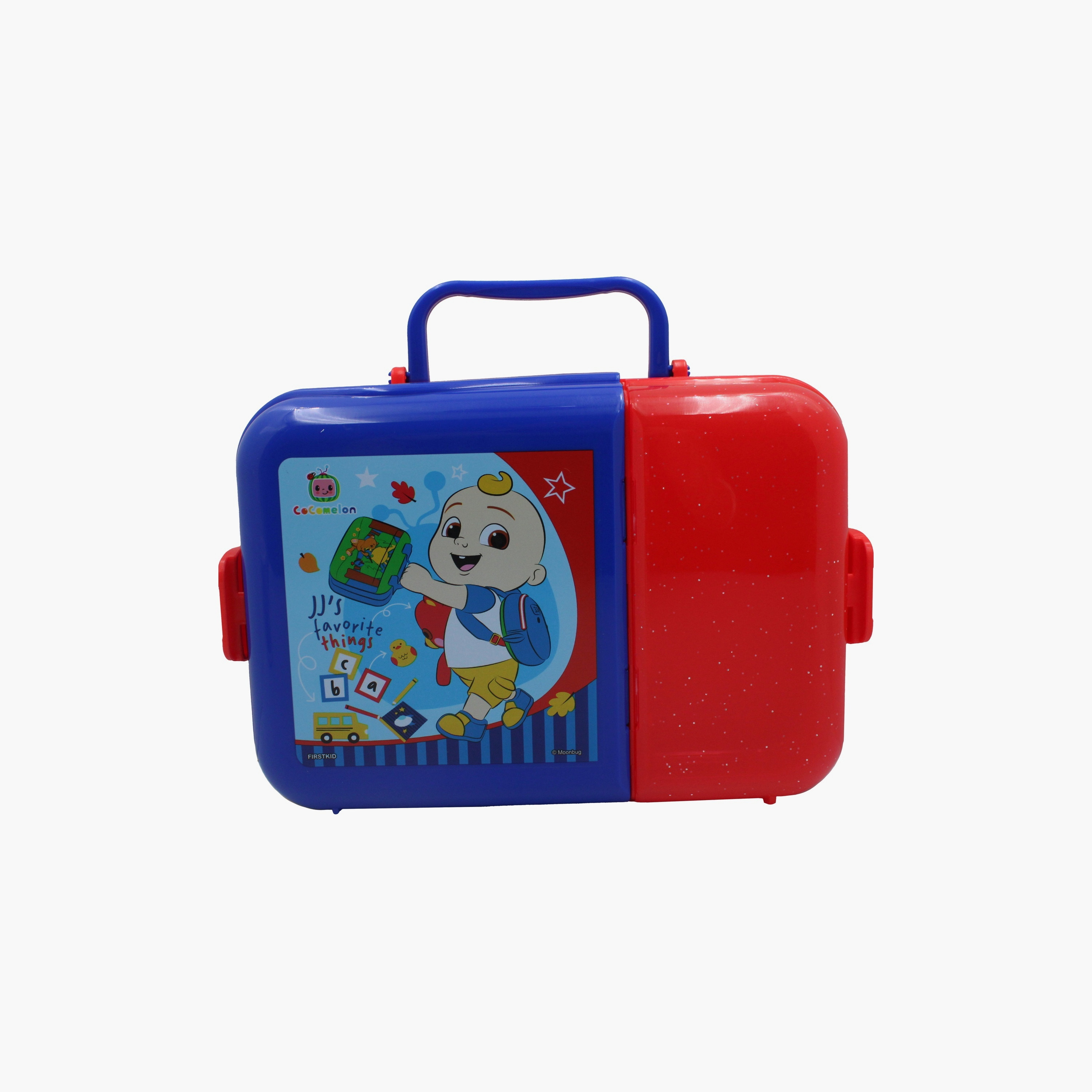 Cocomelon Printed Lunch Box with 2-Compartment - Multicolour-school-lunchessentials-lunchboxes-image-2