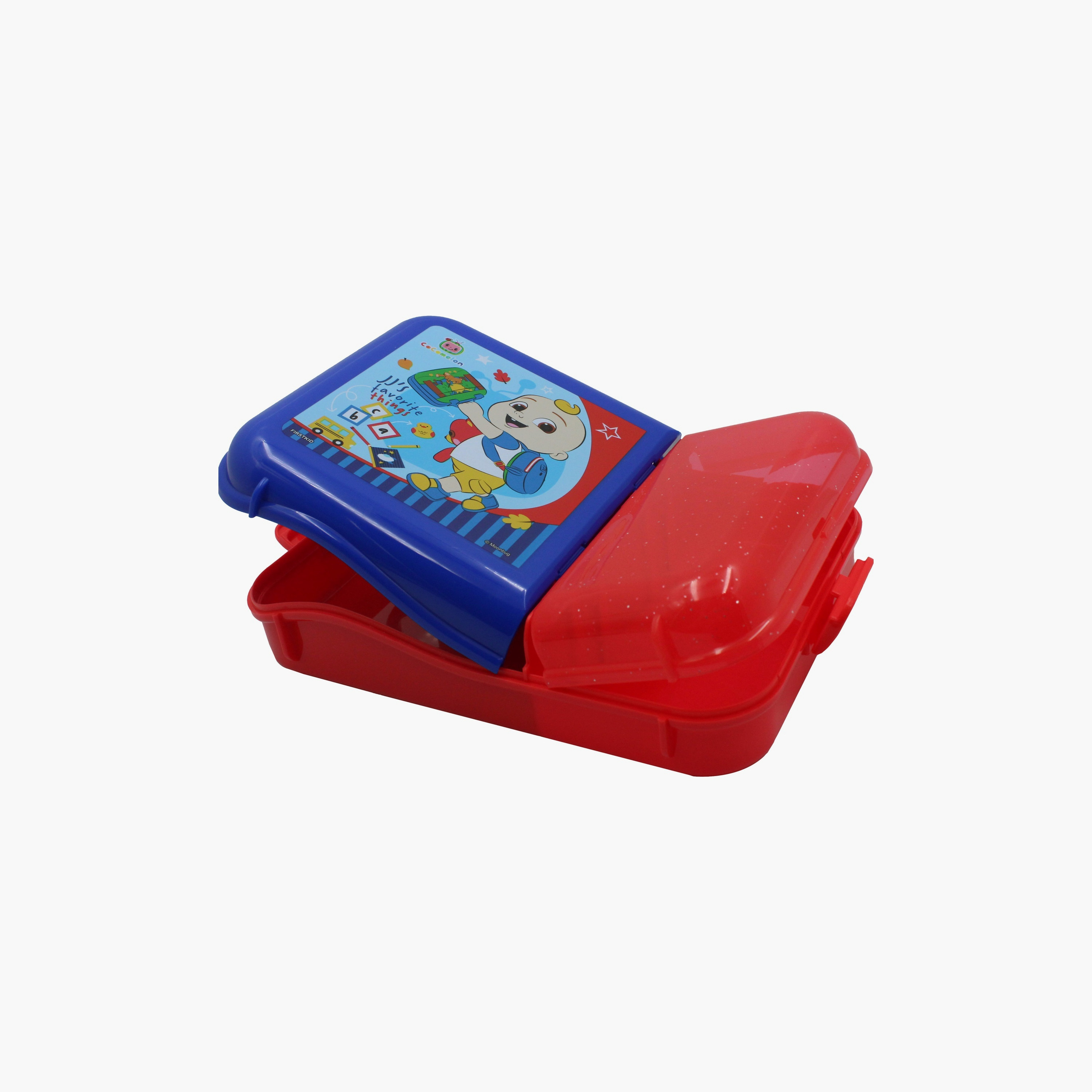 Cocomelon Printed Lunch Box with 2-Compartment - Multicolour-school-lunchessentials-lunchboxes-image-3