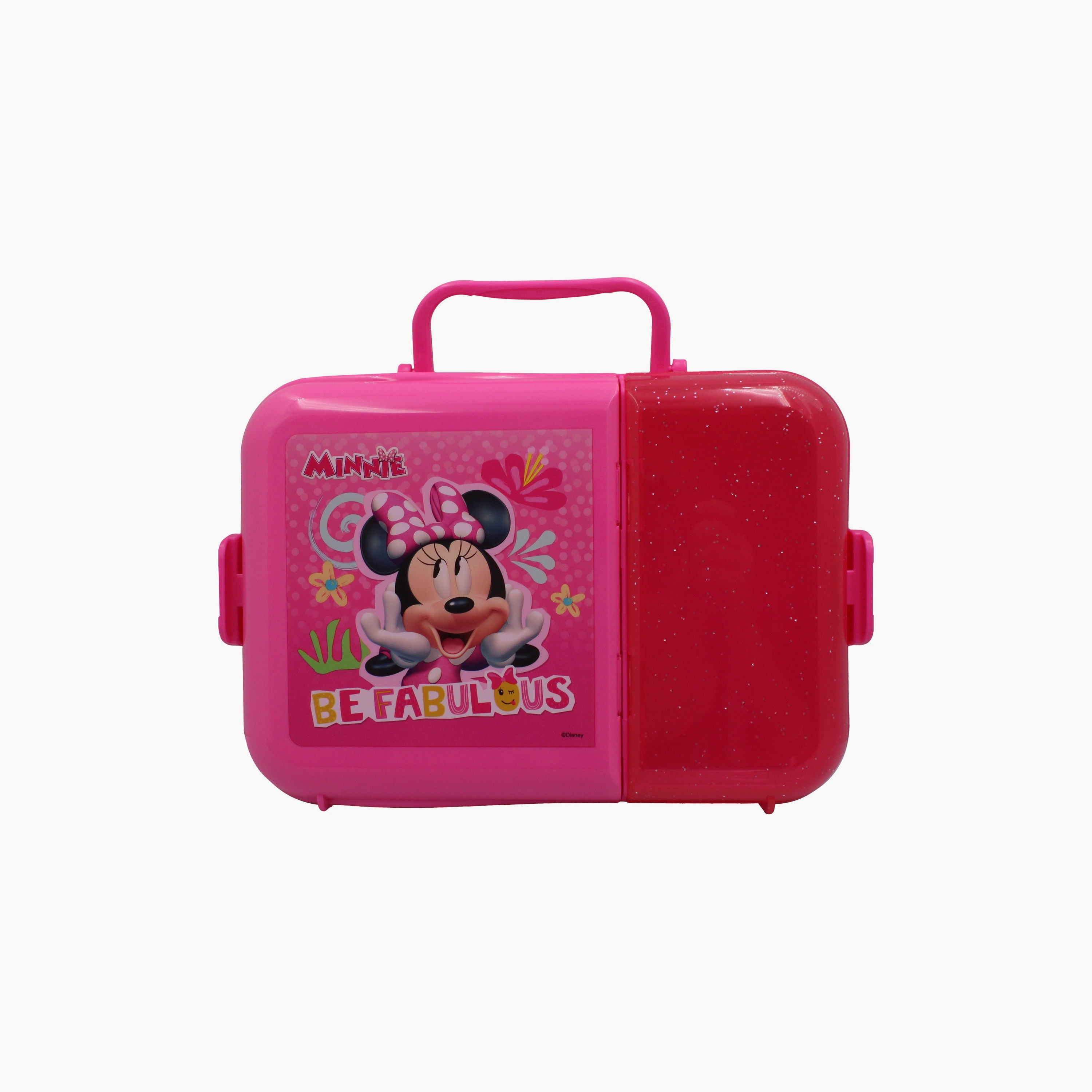 صندوق غداء مطبوع عليه ديزني ميني ماوس بقطعتين - وردي-school-lunchessentials-lunchboxes-image-2