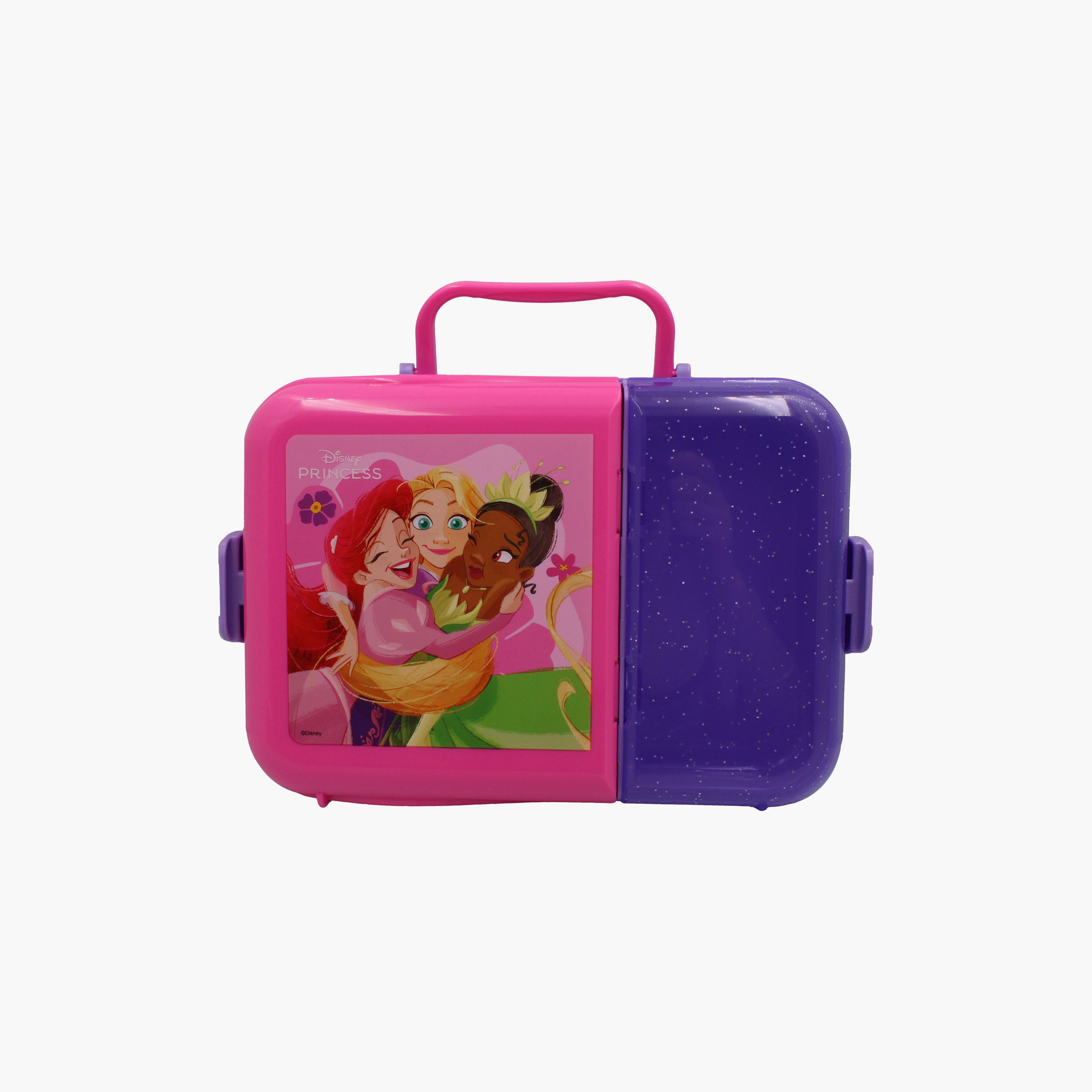 Disney Princess Printed Lunch Box with 2-Compartment - Multicolour-school-lunchessentials-lunchboxes-image-2