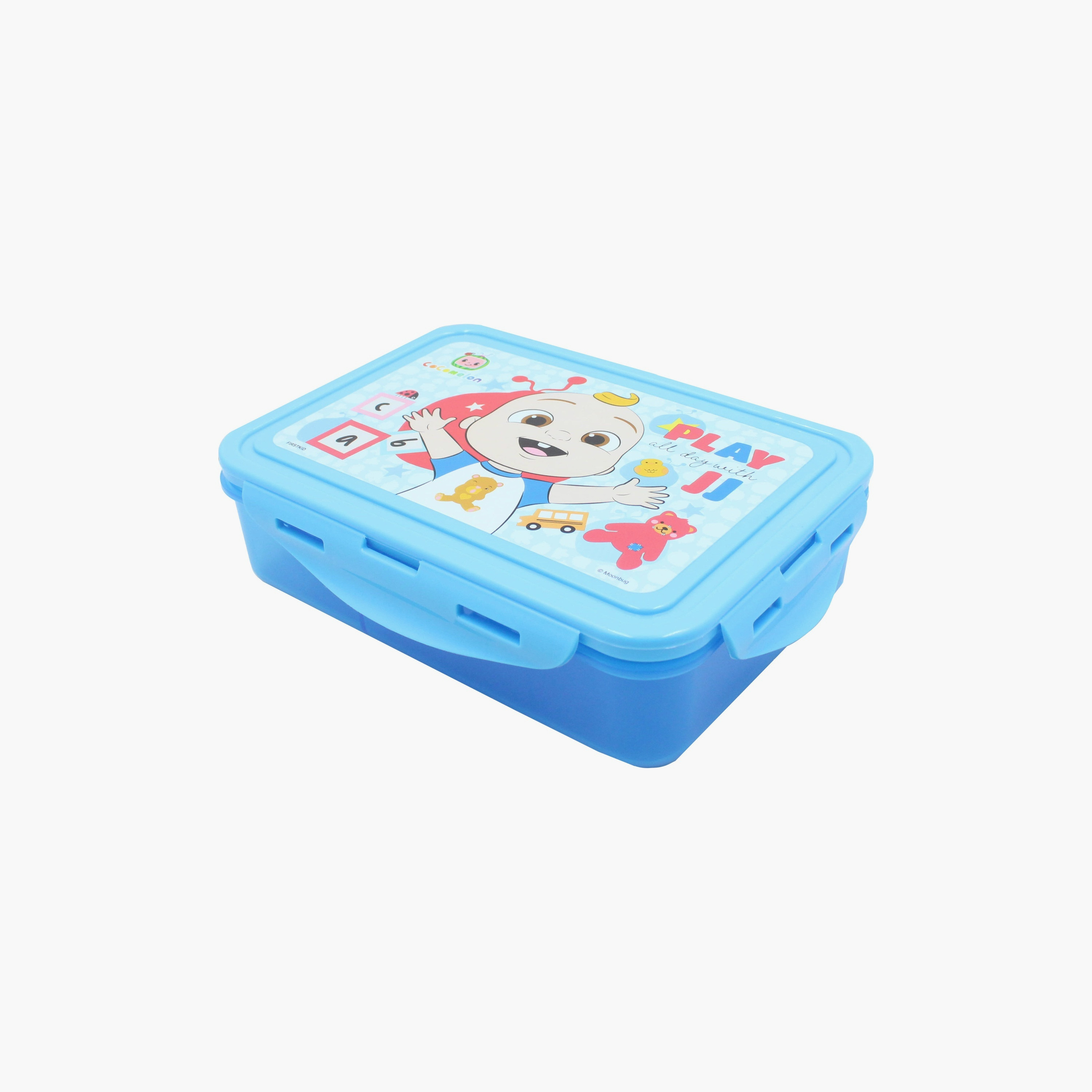 Cocomelon Printed Lunch Box - 1400ml - Blue-school-lunchessentials-lunchboxes-image-1