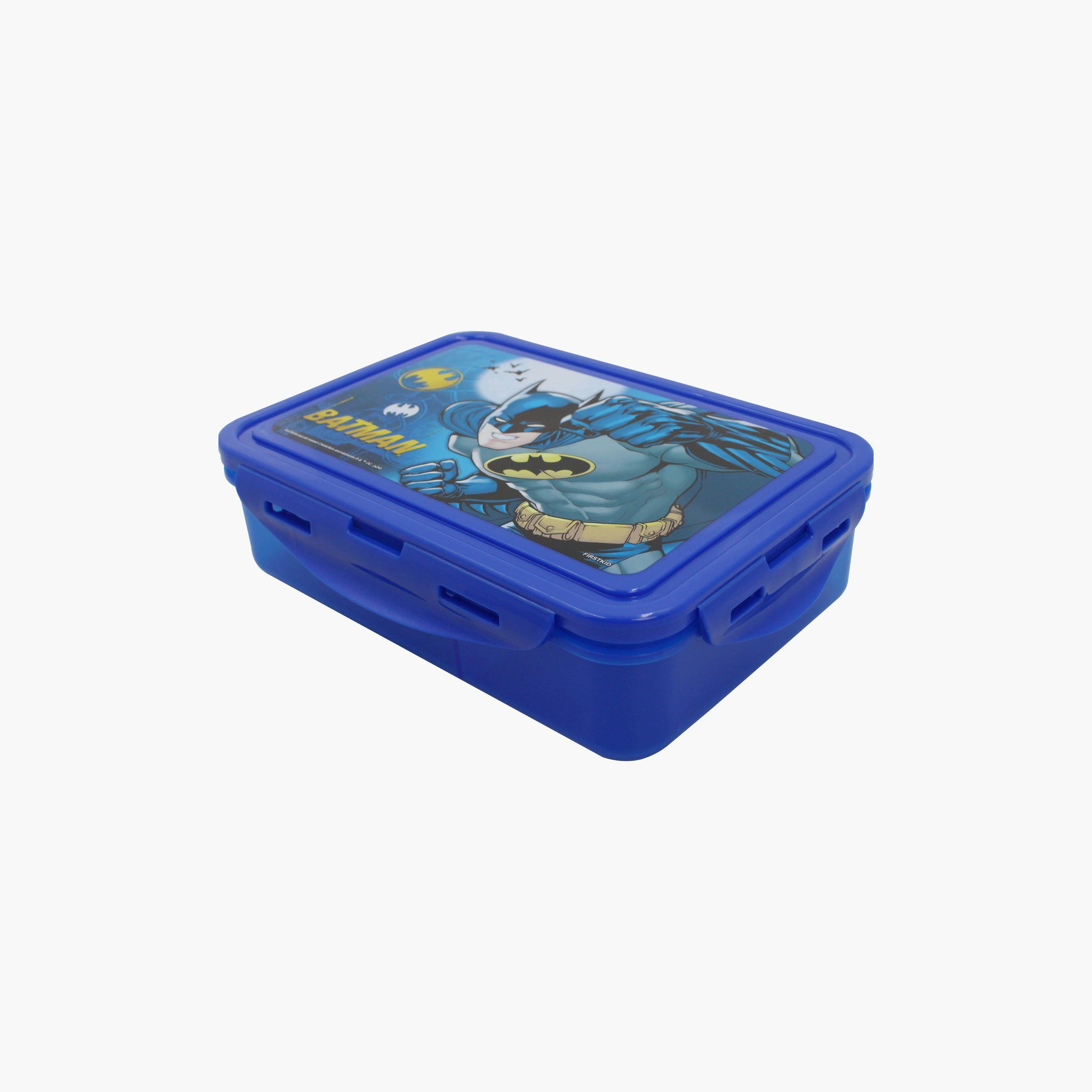 Dc Batman Printed Lunch Box - 1400ml - Blue-school-lunchessentials-lunchboxes-image-1
