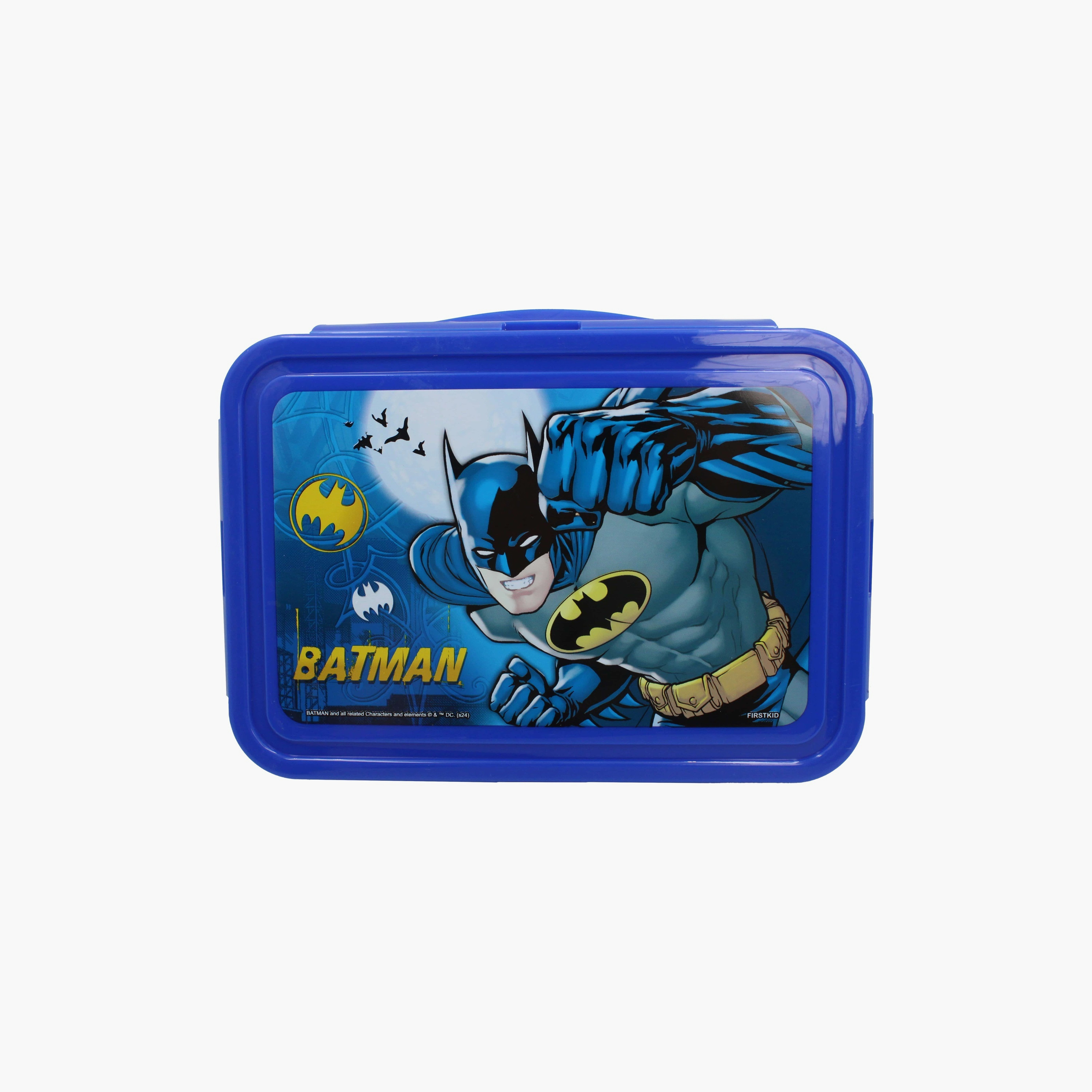 Dc Batman Printed Lunch Box - 1400ml - Blue-school-lunchessentials-lunchboxes-image-2