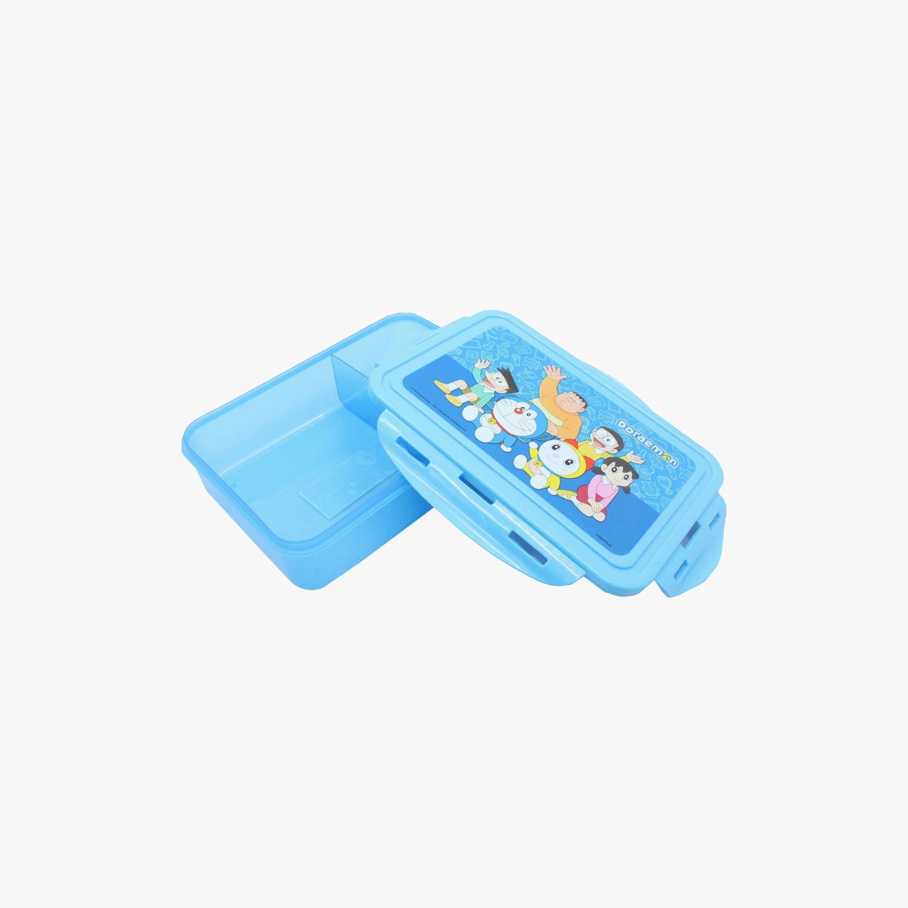 Doraemon Printed Lunch Box - 1400ml - Blue-school-lunchessentials-lunchboxes-image-3