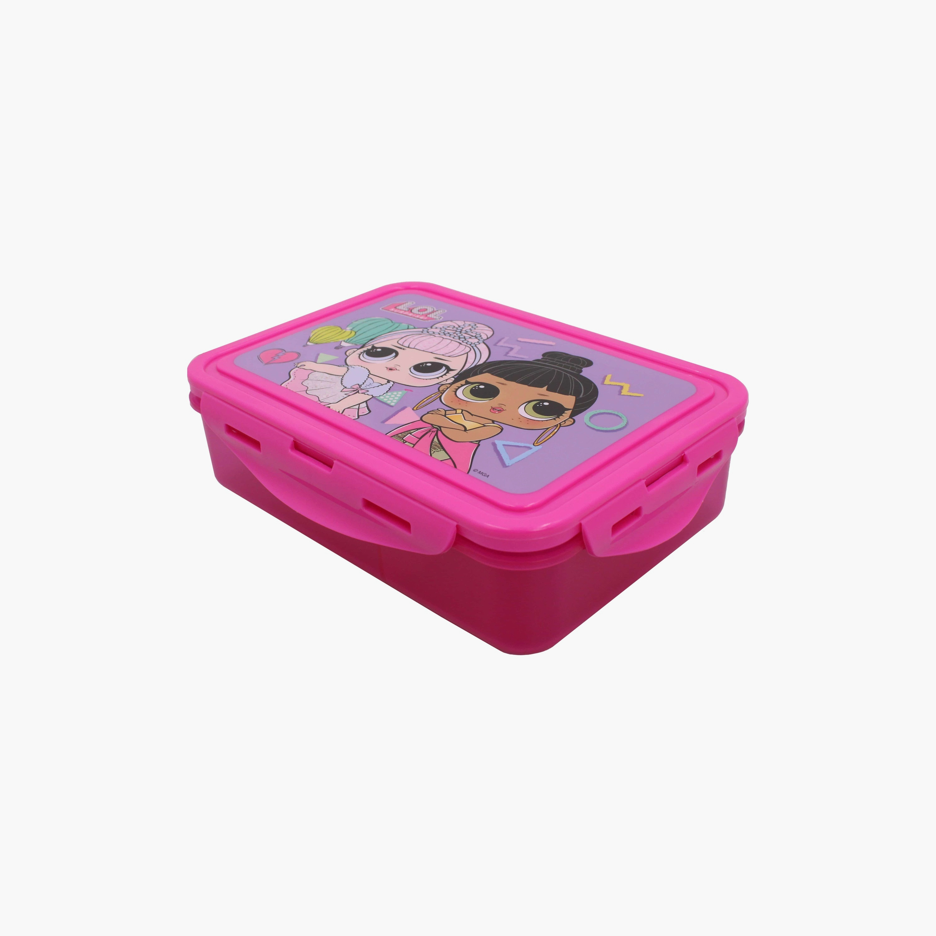 Lol Surprise Printed Lunch Box - 1400ml - Pink-school-lunchessentials-lunchboxes-image-1