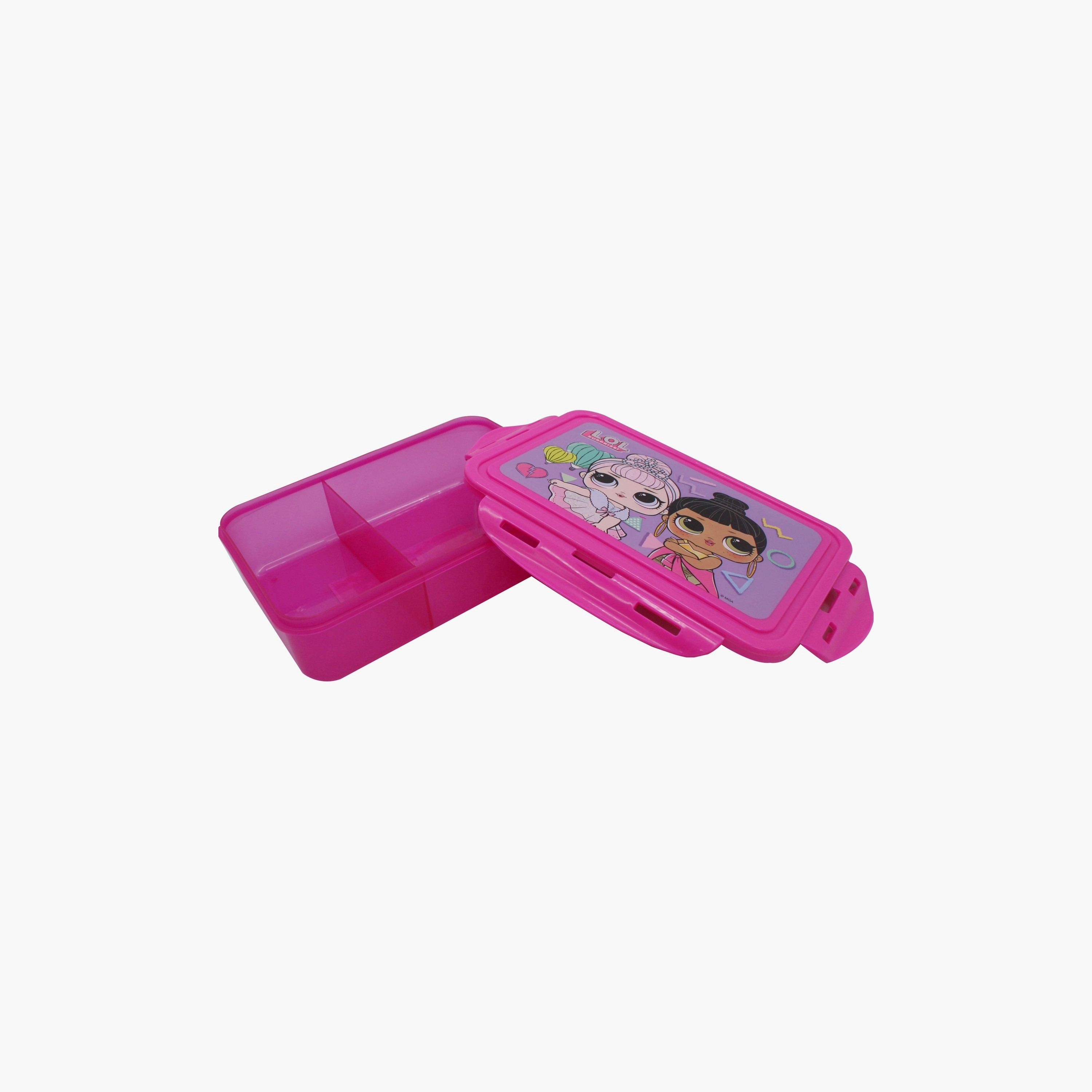 Lol Surprise Printed Lunch Box - 1400ml - Pink-school-lunchessentials-lunchboxes-image-3