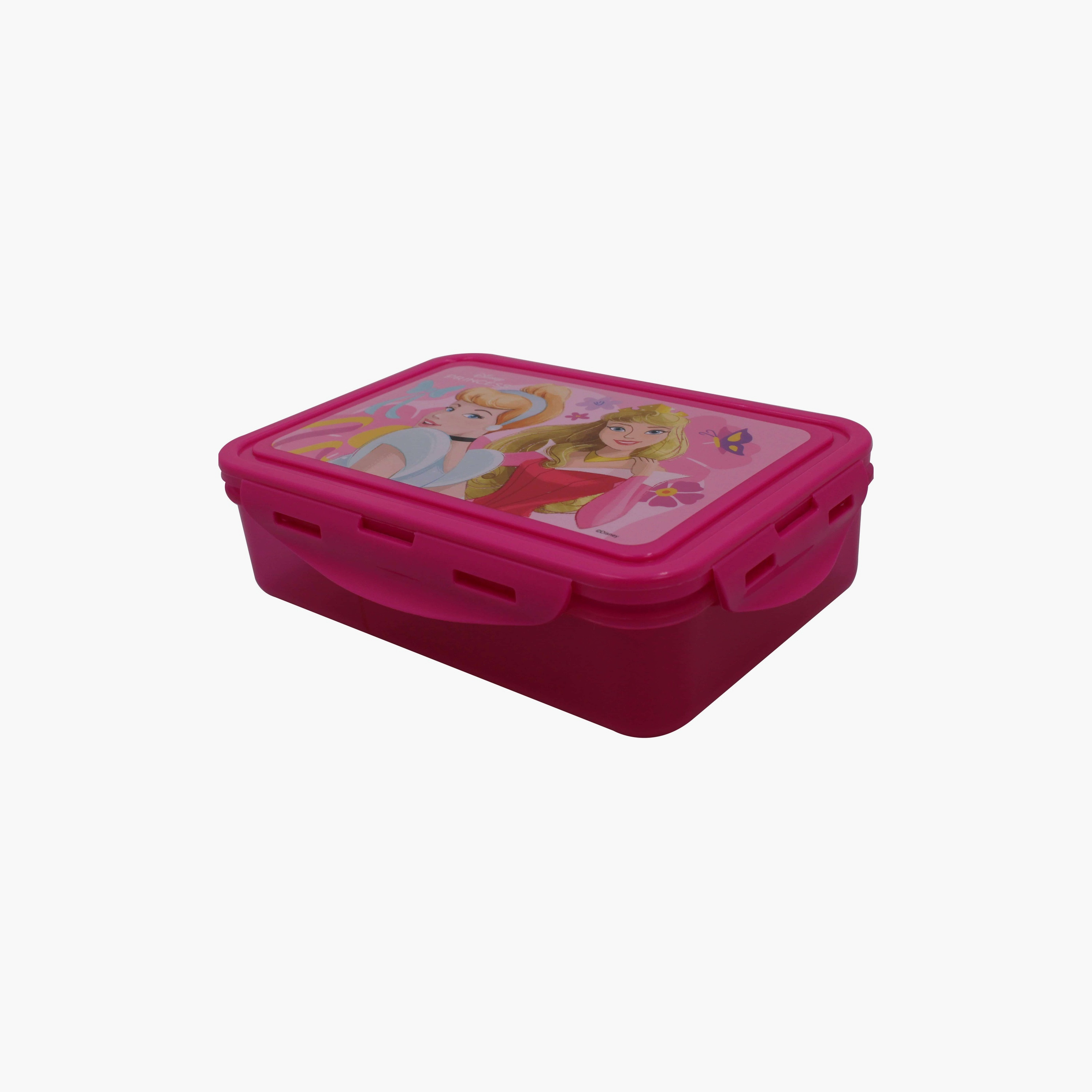 Disney Printed Lunch Box - 1400ml - Pink-school-lunchessentials-lunchboxes-image-1