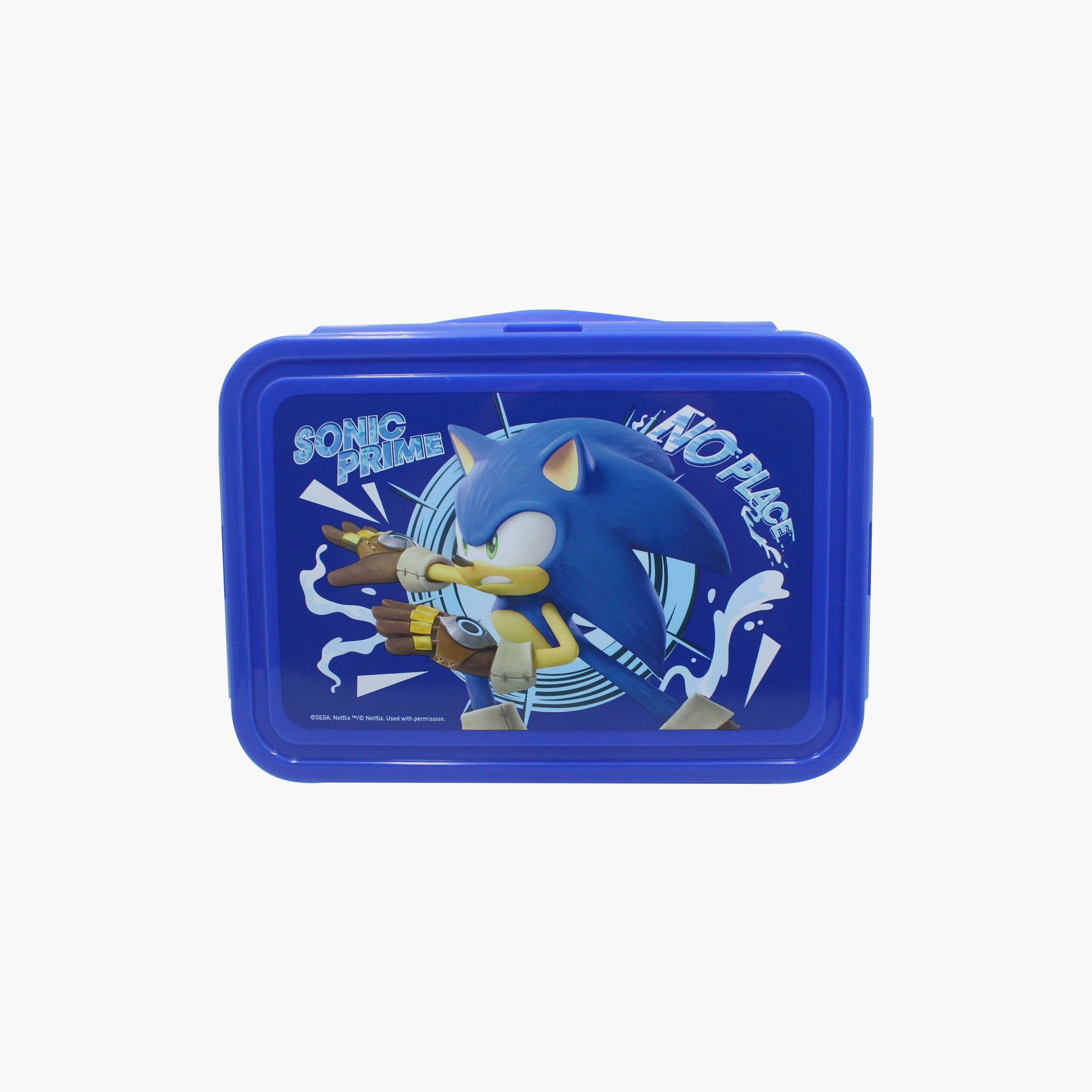 Sonic The Hedgehog Printed Lunch Box - 1400ml - Blue-school-lunchessentials-lunchboxes-image-2