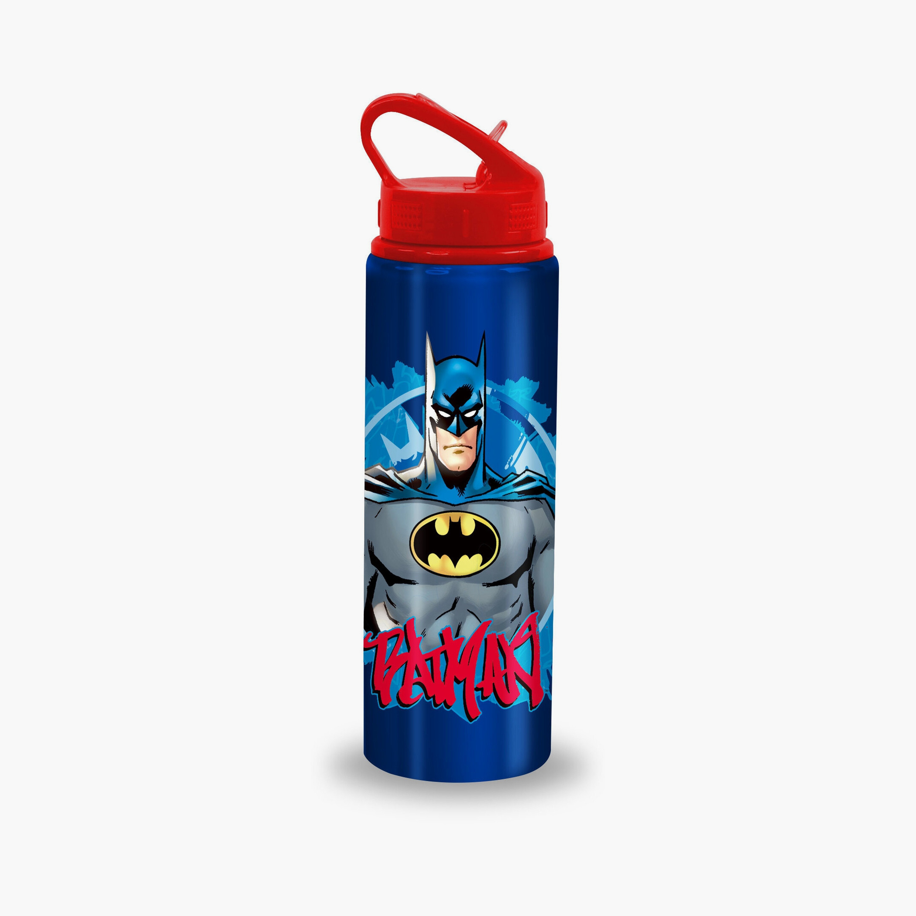 زمزمية مياه مانعة للتسرب مطبوعة دي سي باتمان - متعدد الألوان.-school-waterbottles-image-1