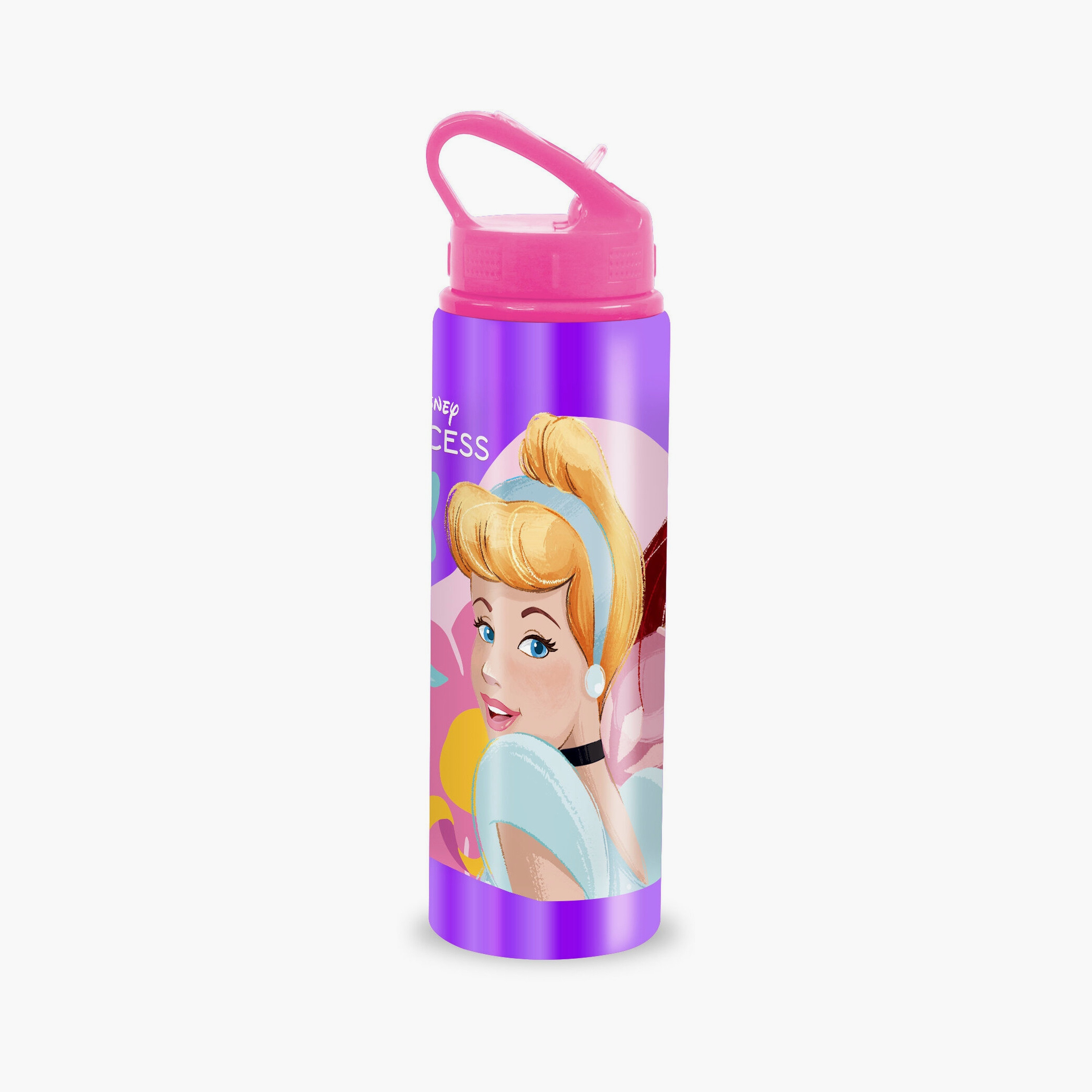زمزمية مياه مانعة للتسرب مطبوعة أميرات ديزني - متعدد الألوان.-school-waterbottles-image-1