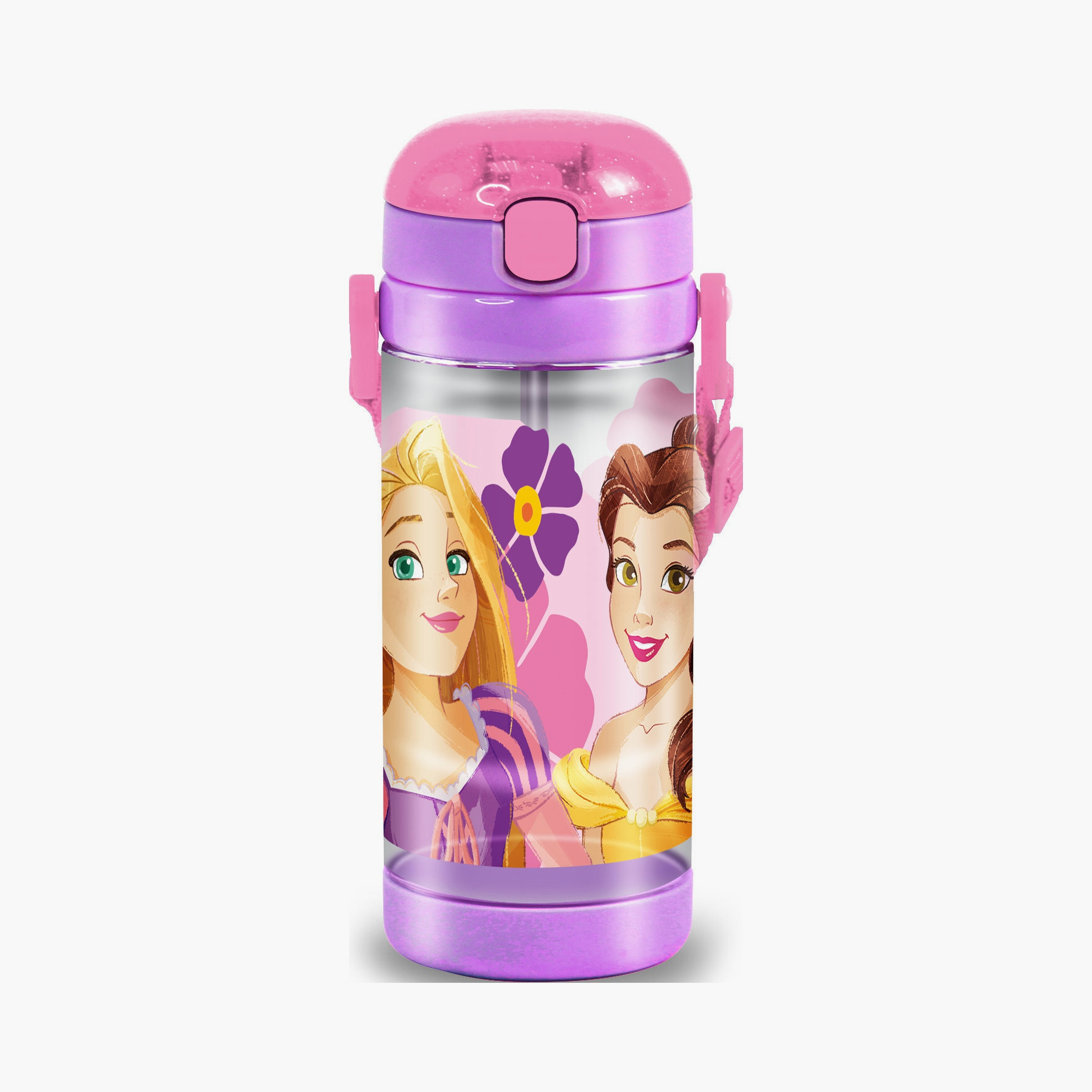 زمزمية مياه مانعة للتسرب مطبوعة أميرات ديزني - متعدد الألوان.-school-waterbottles-image-1