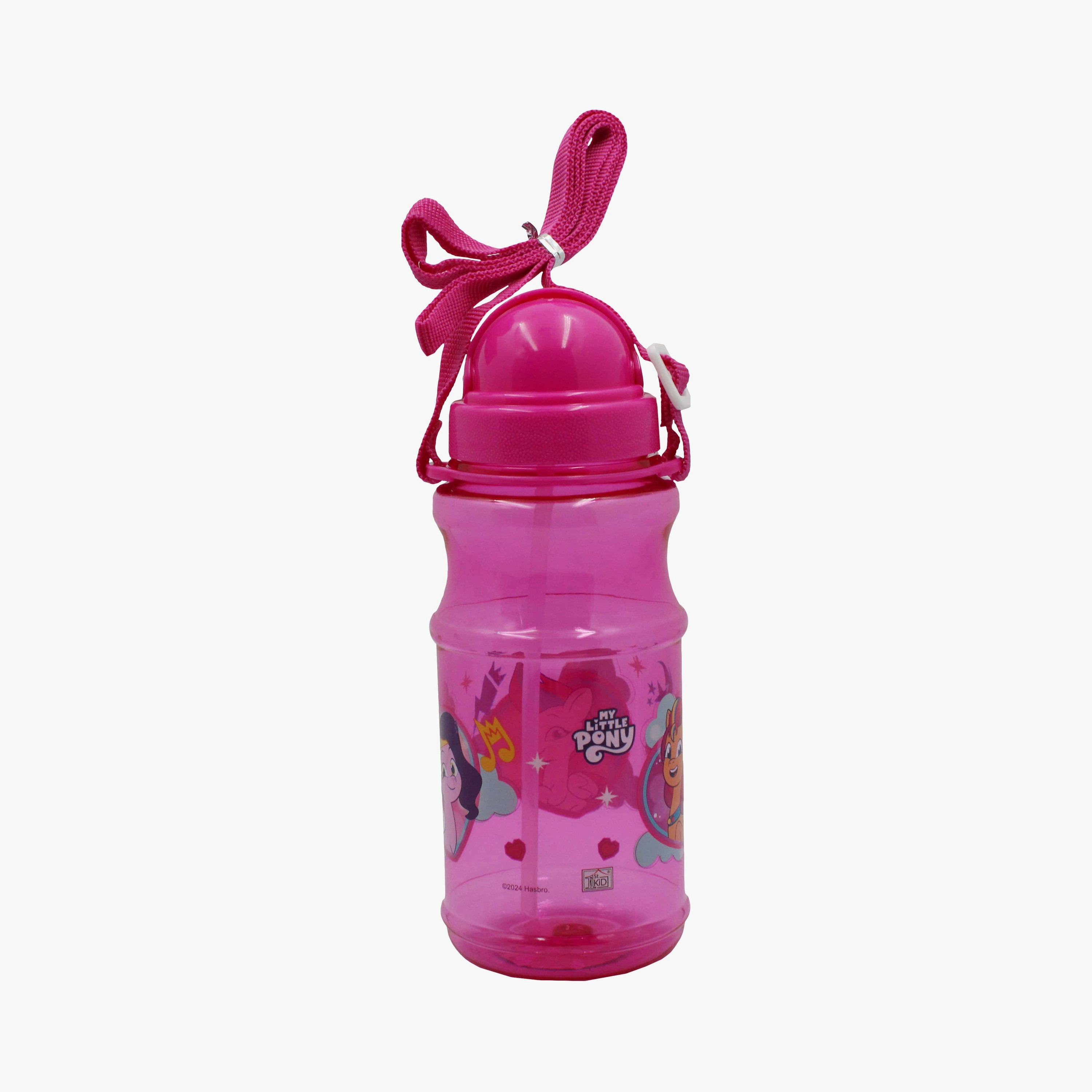 My Little Pony Printed Transparent Water Bottle - Pink-school-waterbottles-image-3